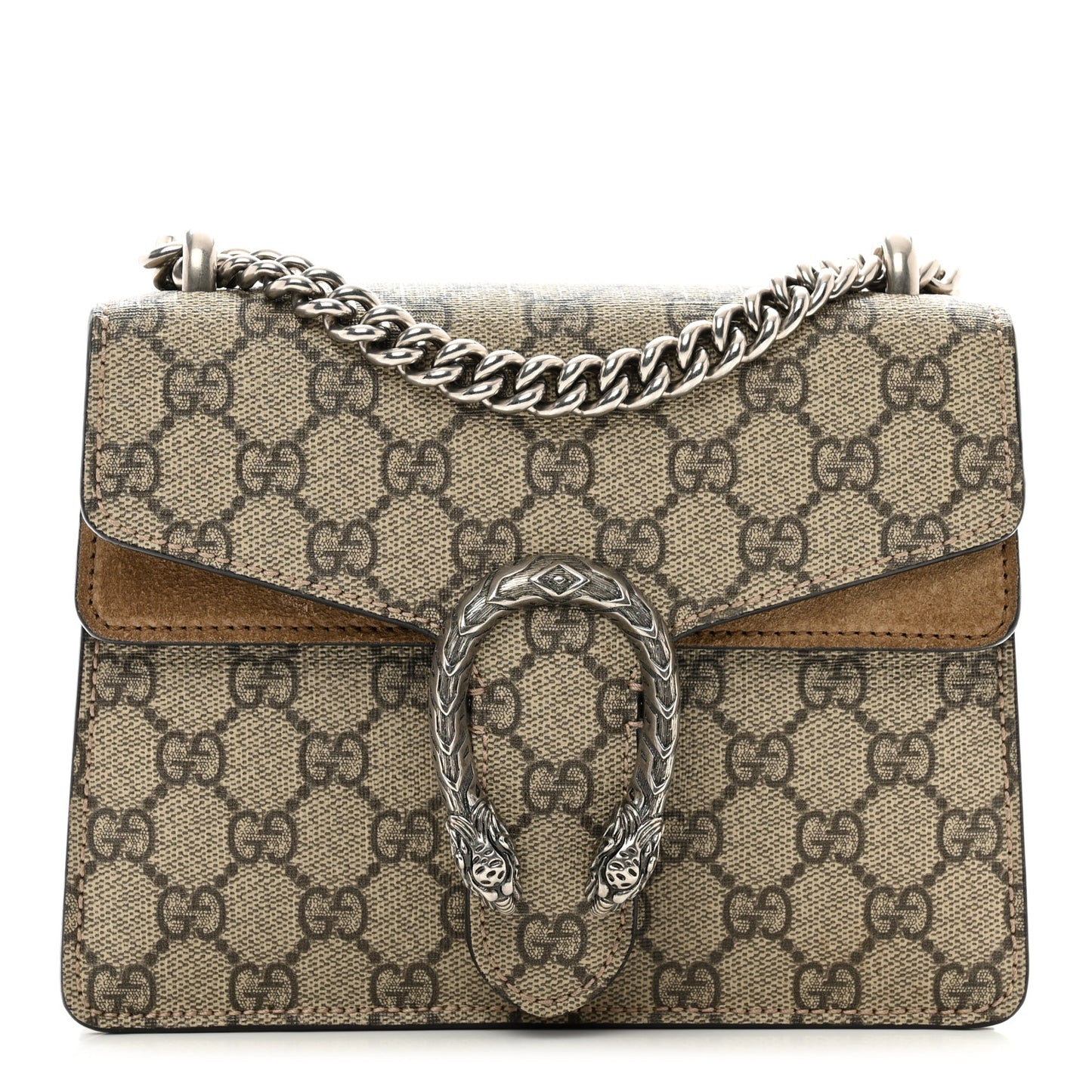 GG Supreme Monogram Mini Dionysus Shoulder Bag Taupe
