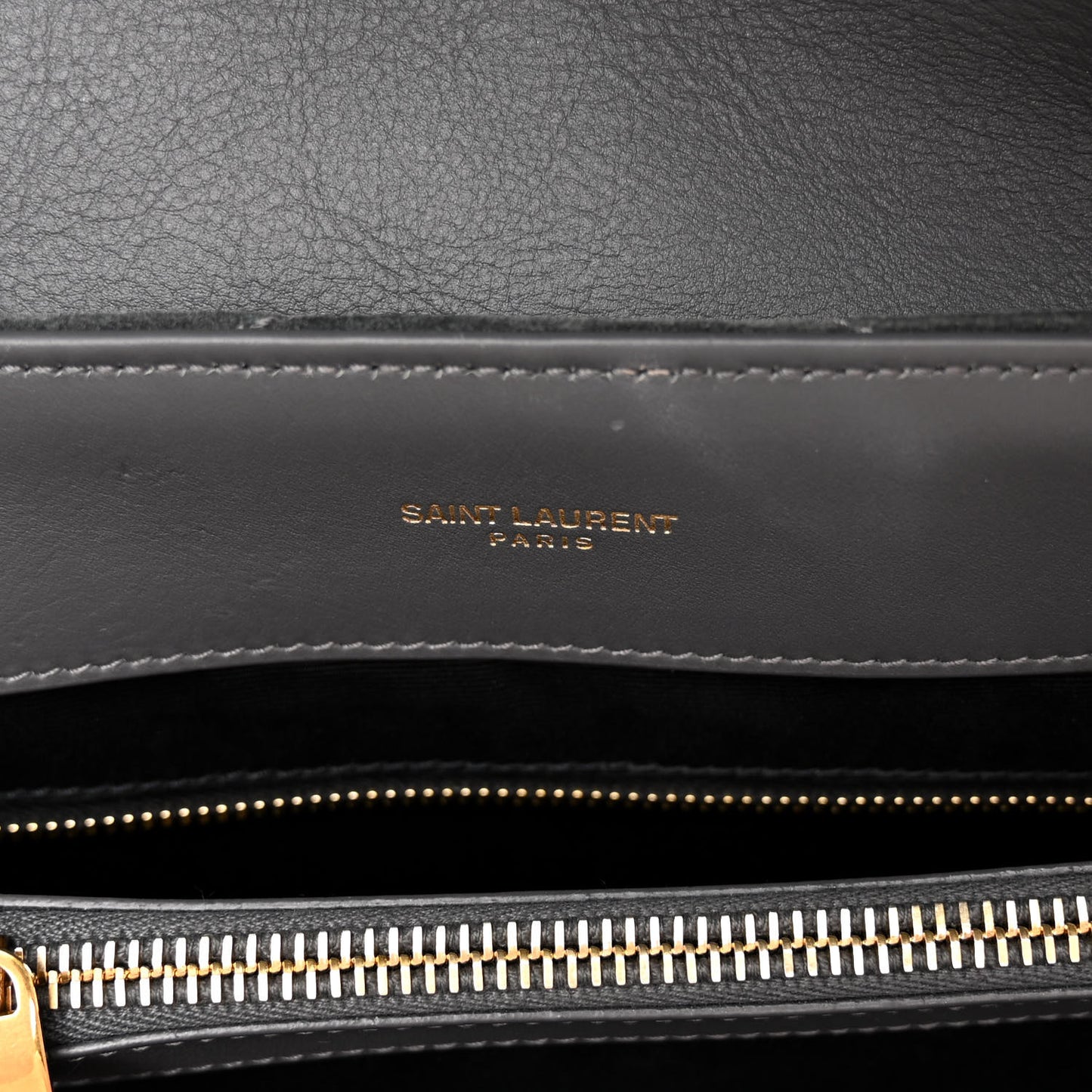 Suede Y Quilted Monogram Medium Loulou Chain Satchel Storm