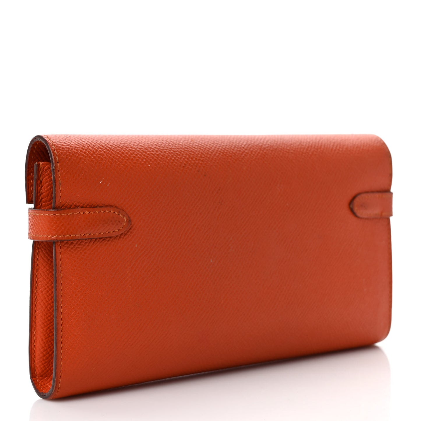 Epsom Kelly Longue Wallet Orange