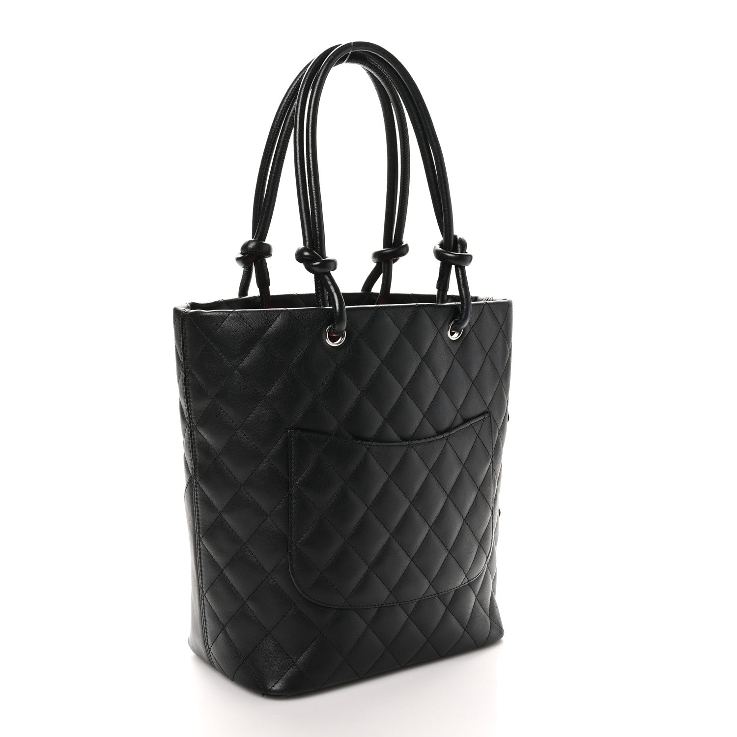 Chanel Calfskin Quilted Medium Cambon Tote Black 3 of 10