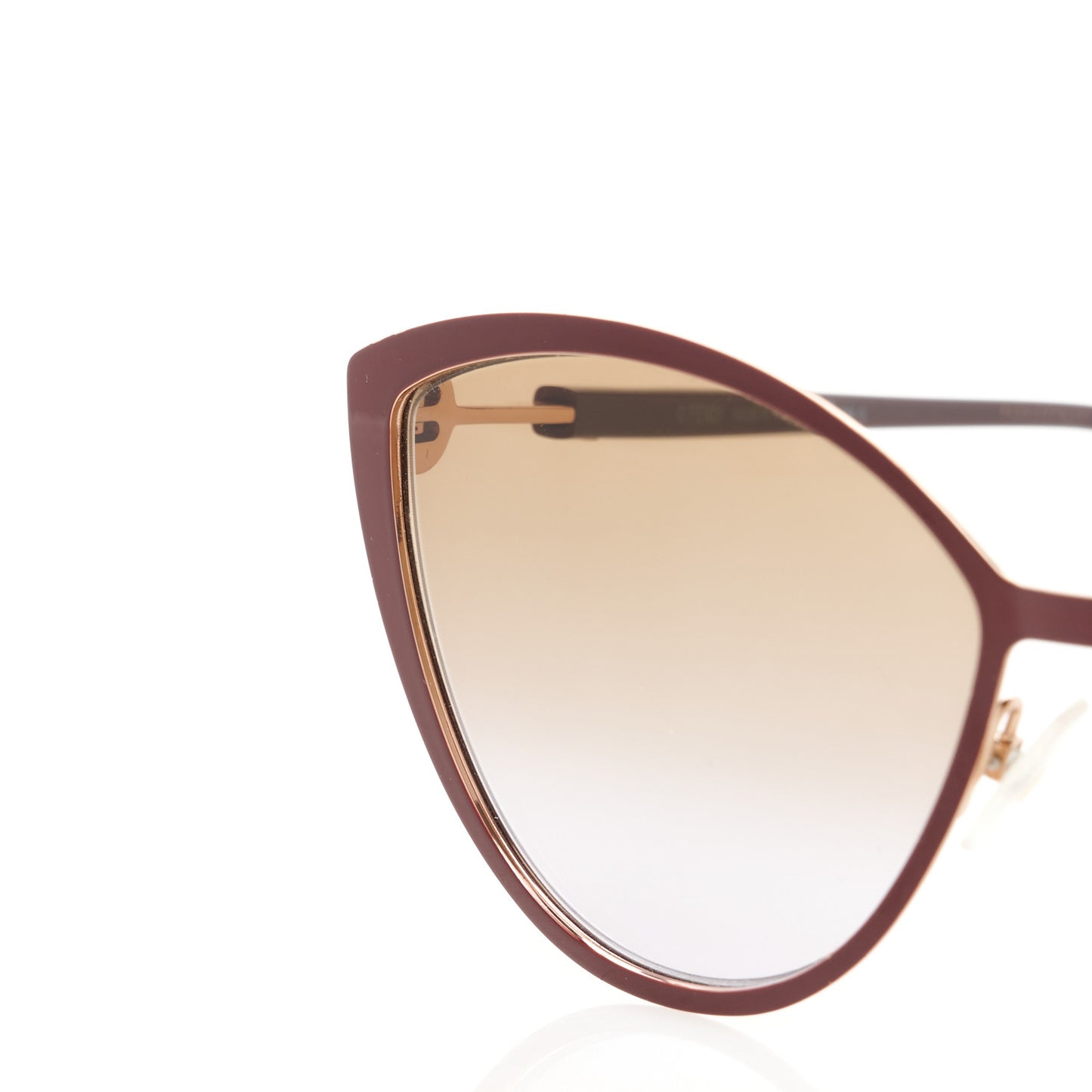 Cat Eye F is Fendi Sunglasses FF 0413/S Burgundy
