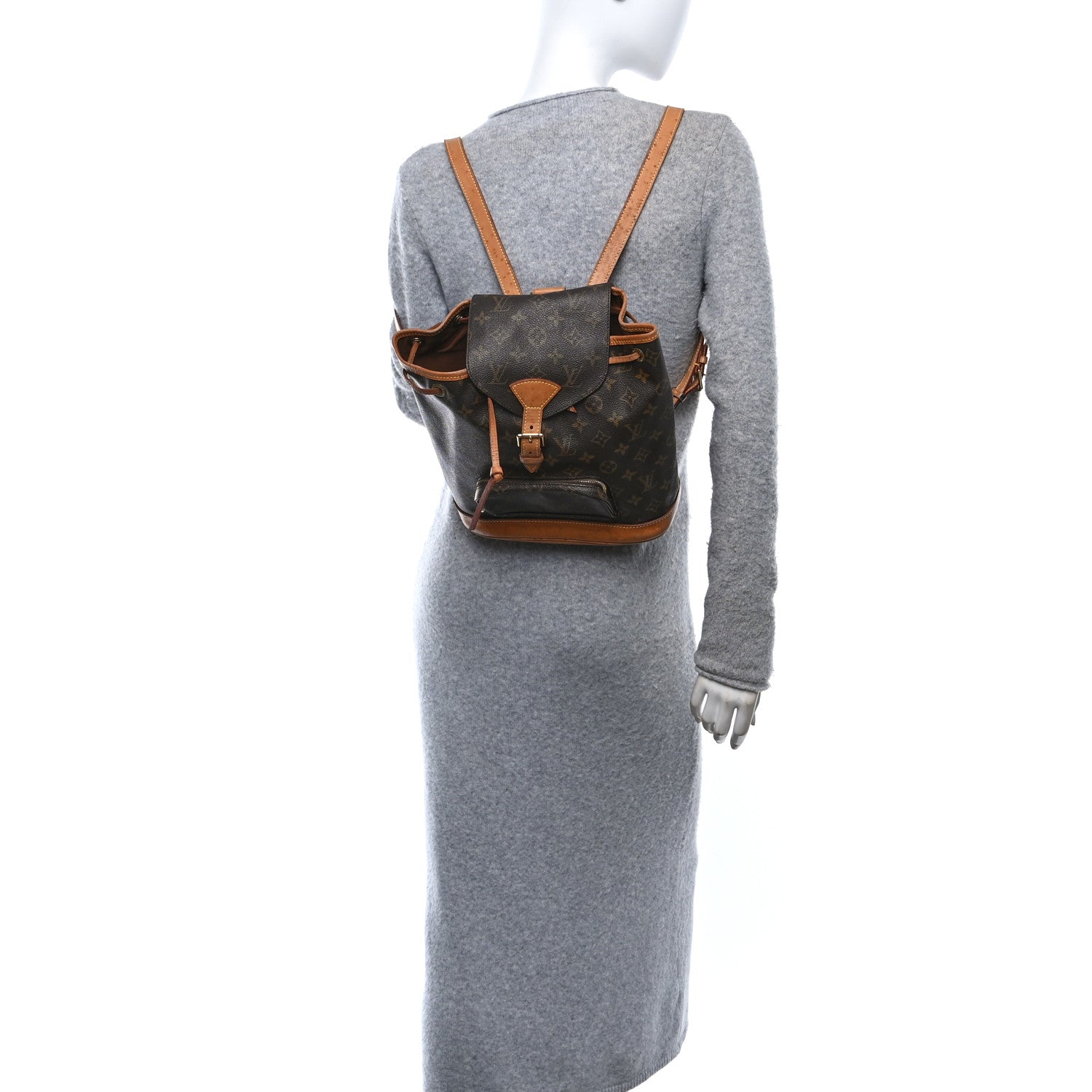 Louis Vuitton Monogram Montsouris MM Backpack 2 of 11