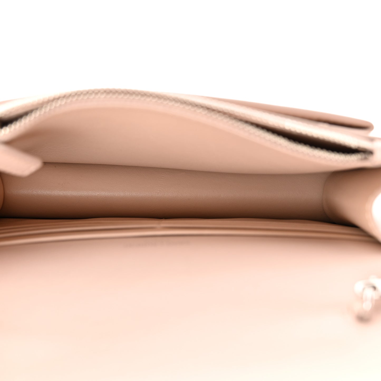 Calfskin Monogram Sunset Top Handle Chain Wallet Light Pink