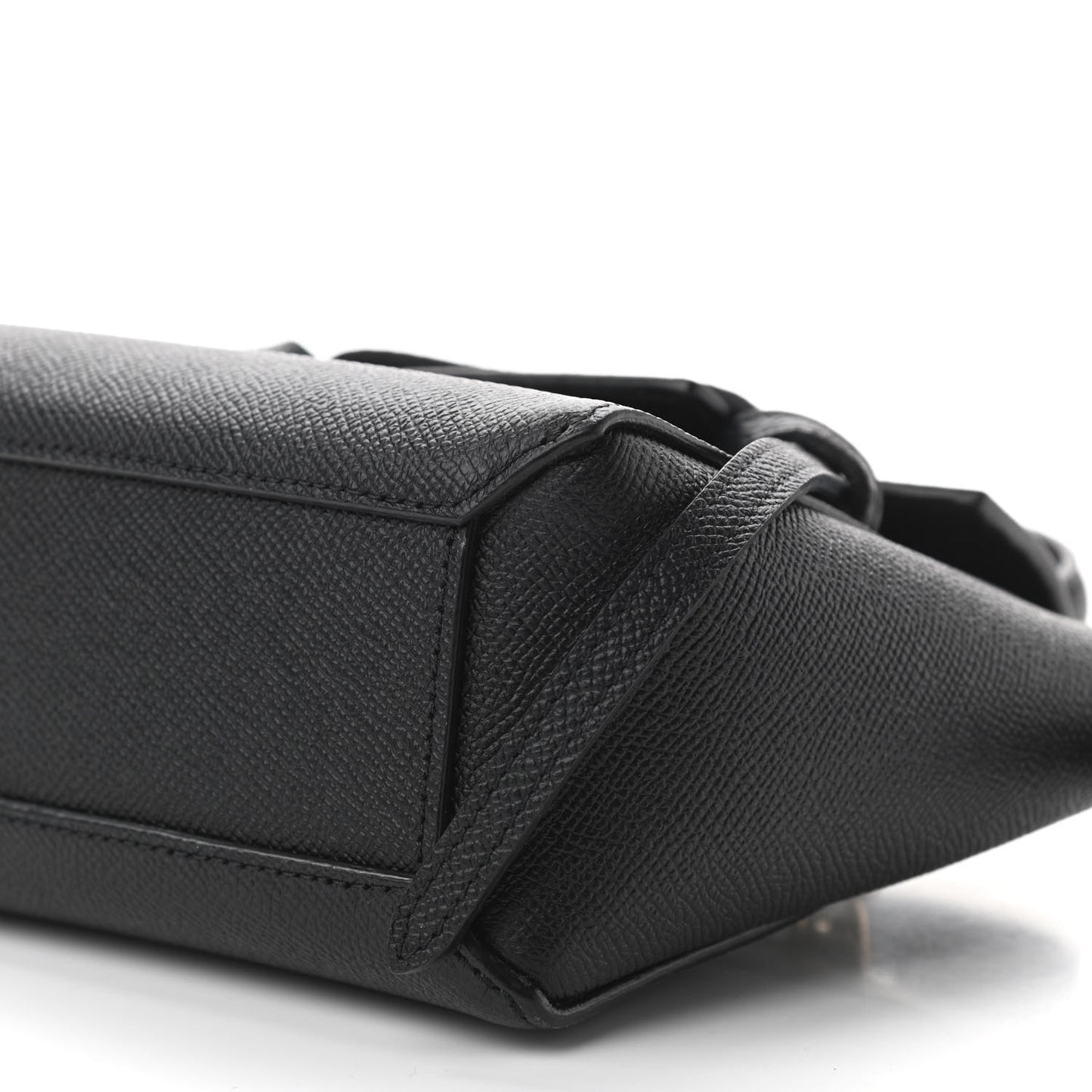 Grained Calfskin Pico Belt Bag Black