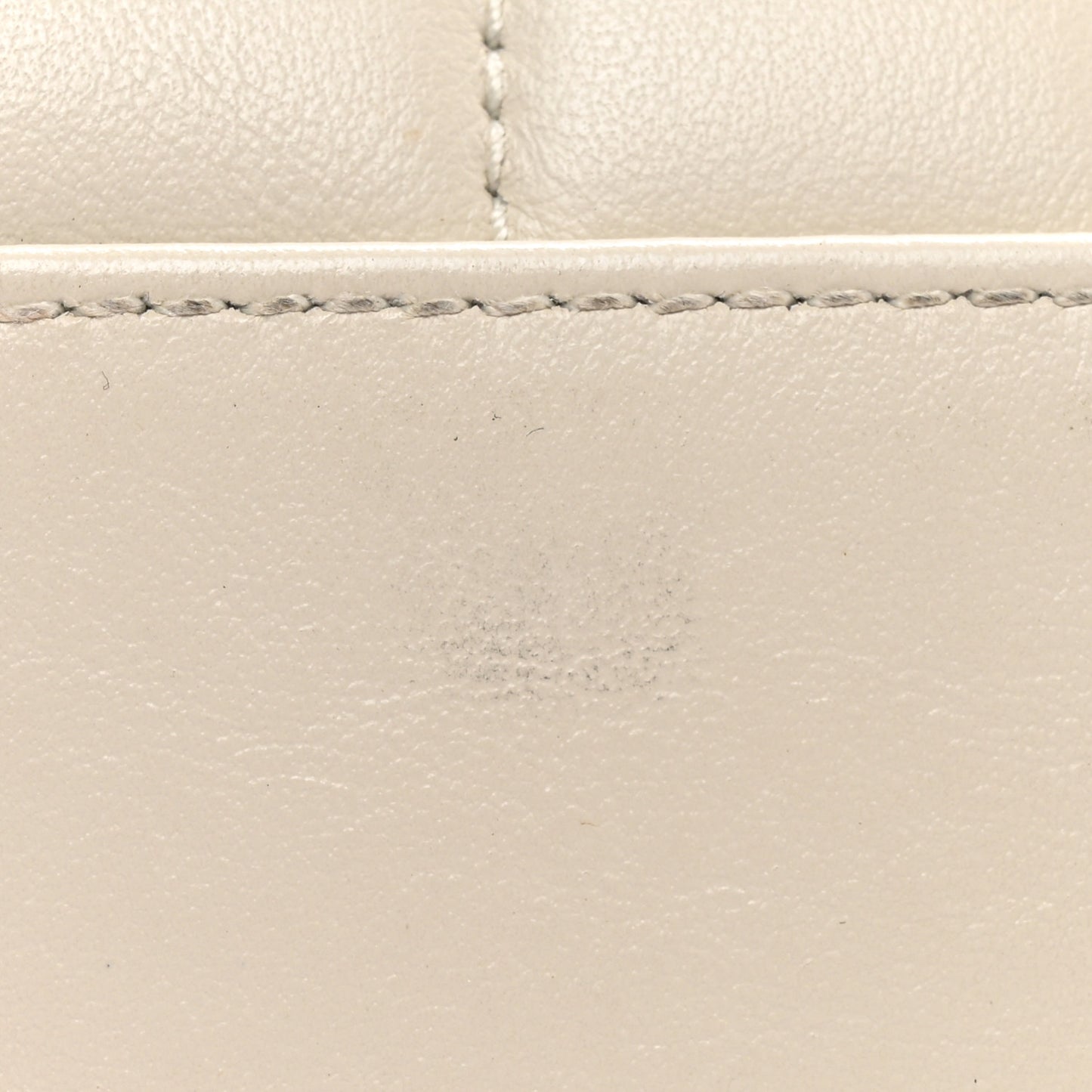 Calfskin Y Quilted Monogram Small Loulou Chain Satchel Crema Soft
