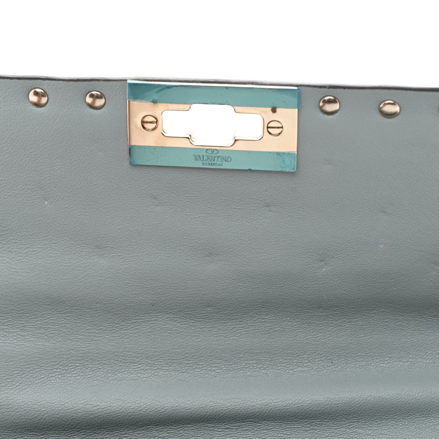 Nappa Medium Rockstud Spike Shoulder Bag Nube