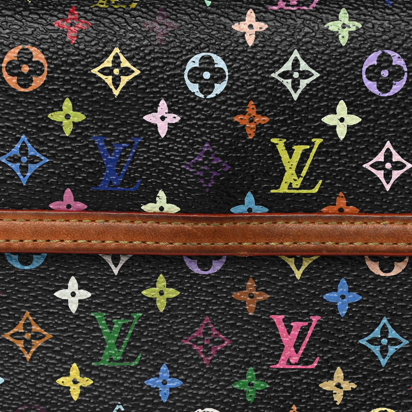 Monogram Multicolor Porte Tresor International Wallet Black