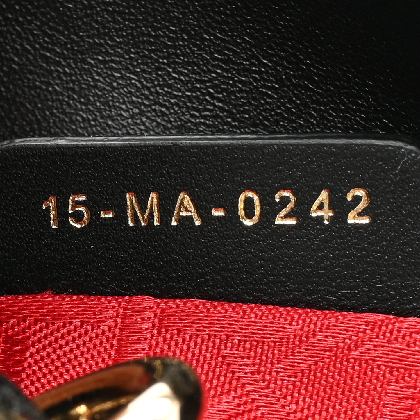 Lambskin Cannage Small My ABCDior Lady Dior Black