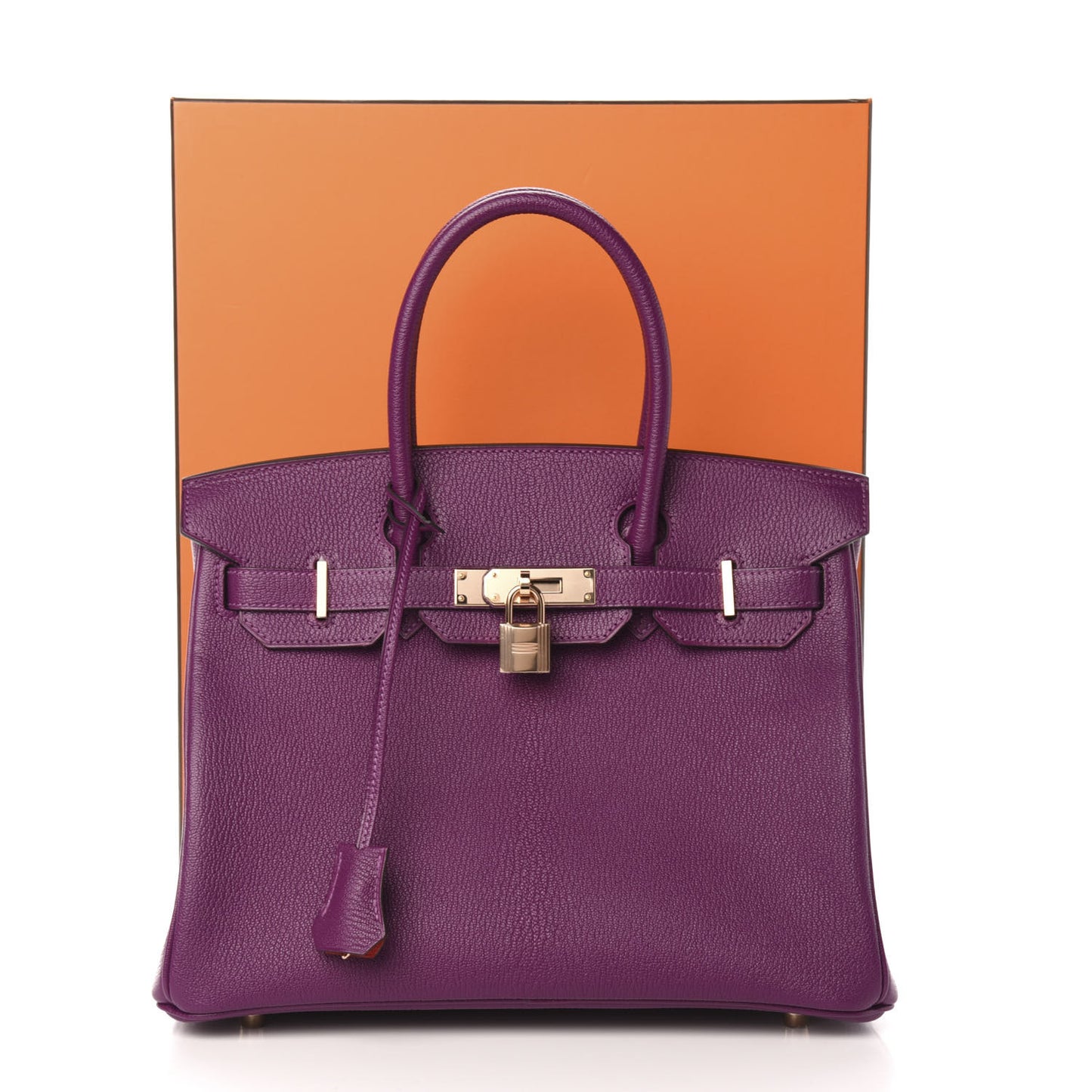 Chevre Mysore Horseshoe Birkin 30 Anemone Rouge de Coeur