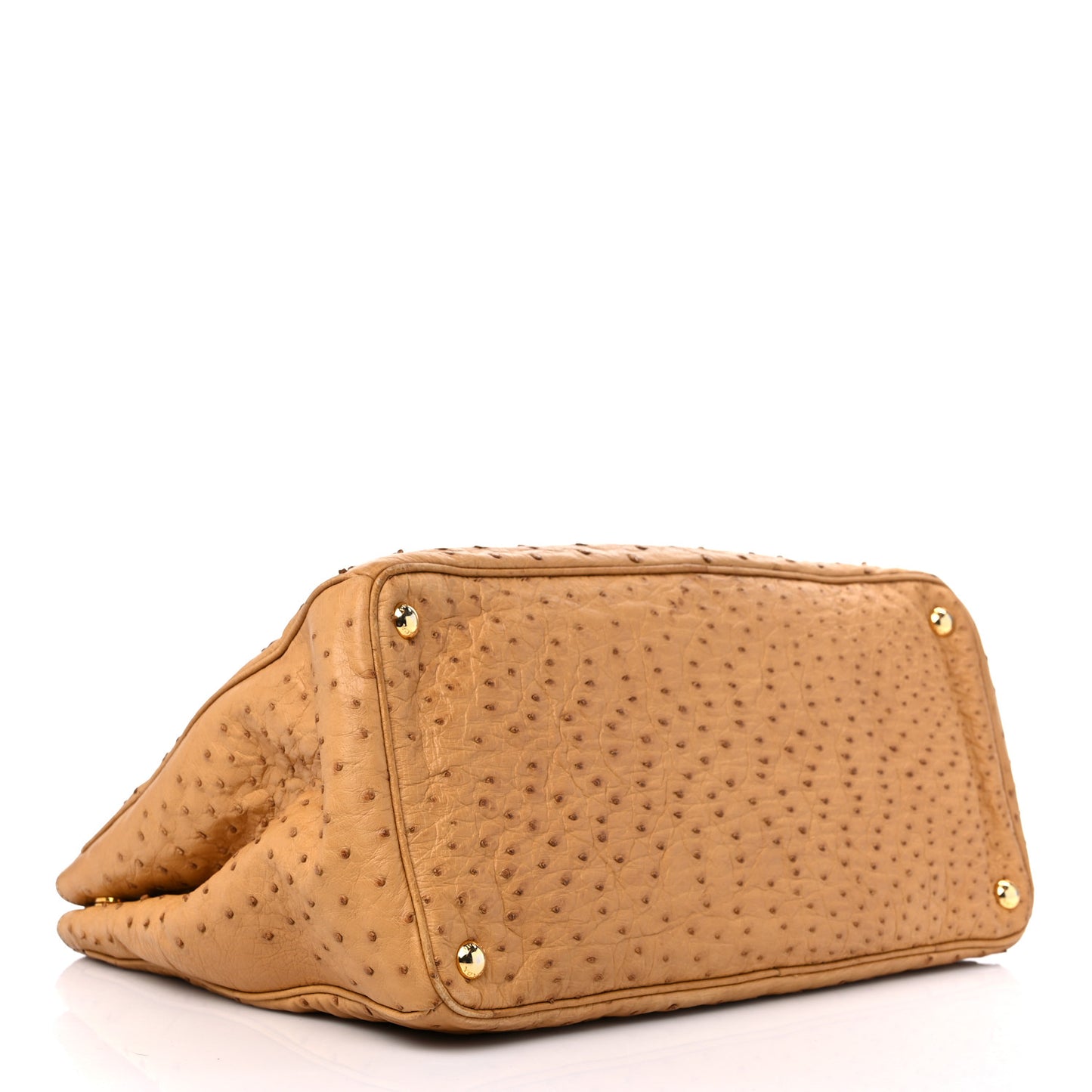Ostrich Executive Tote Cognac