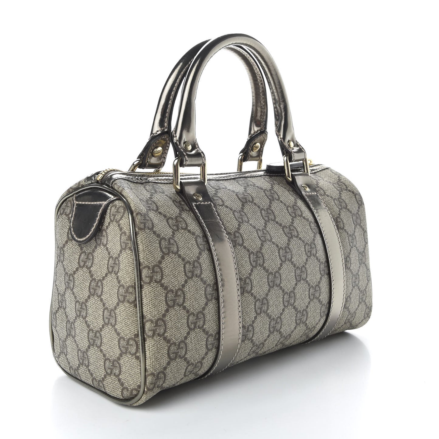 GG Plus Monogram Small Joy Boston Metallic