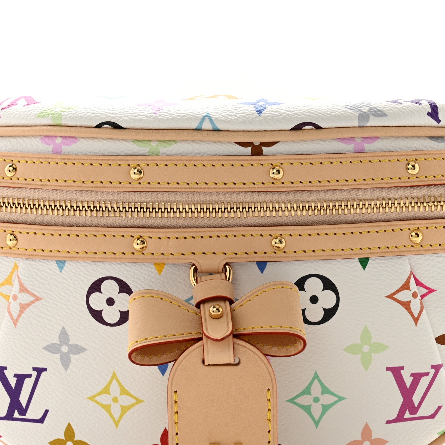 Louis Vuitton LV X TM Monogram Multicolor High Rise Bumbag White 7 of 9