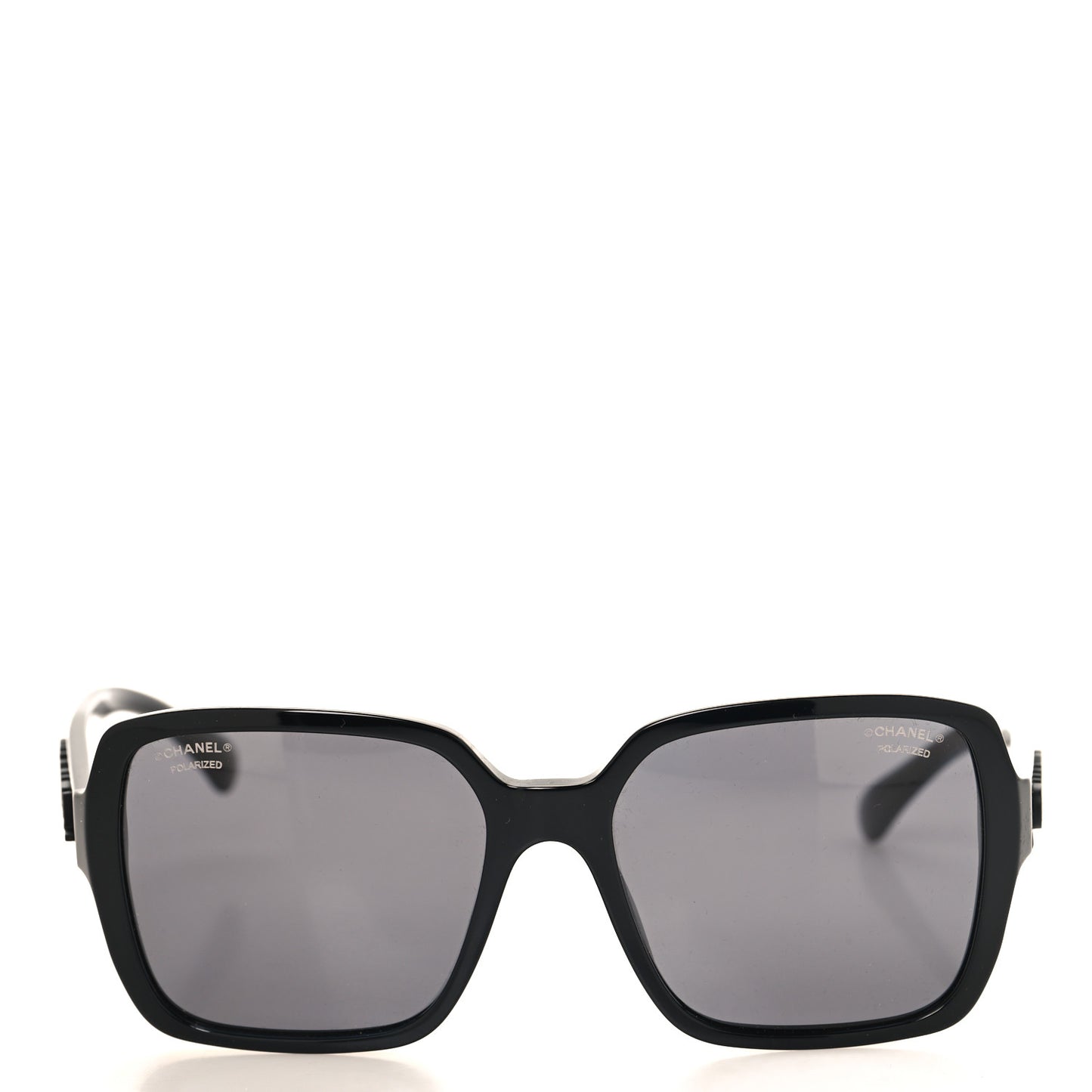 Acetate Square Sunglasses 5408 Black