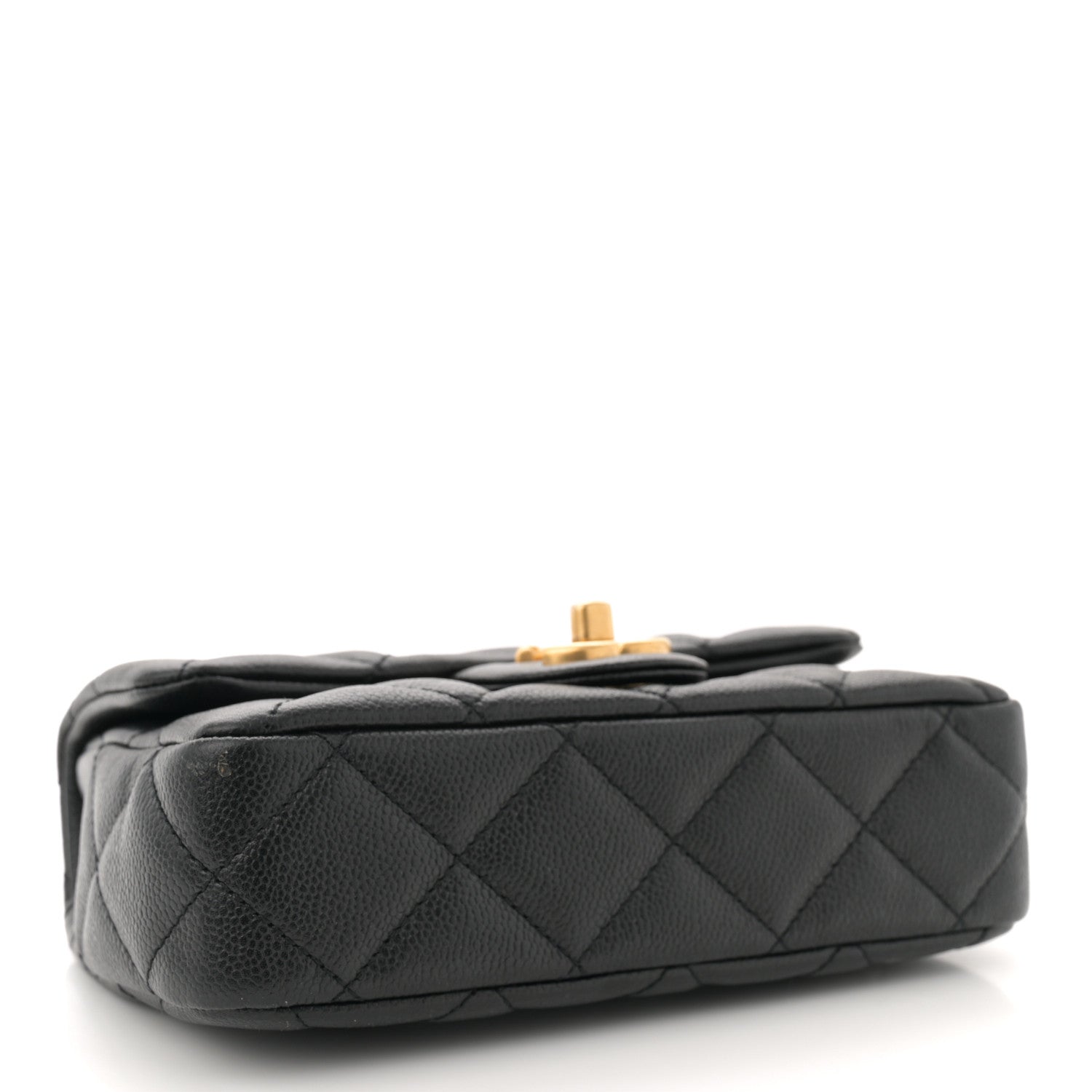 Chanel Caviar Quilted Mini Sweetheart Rectangular Flap Black 4 of 11