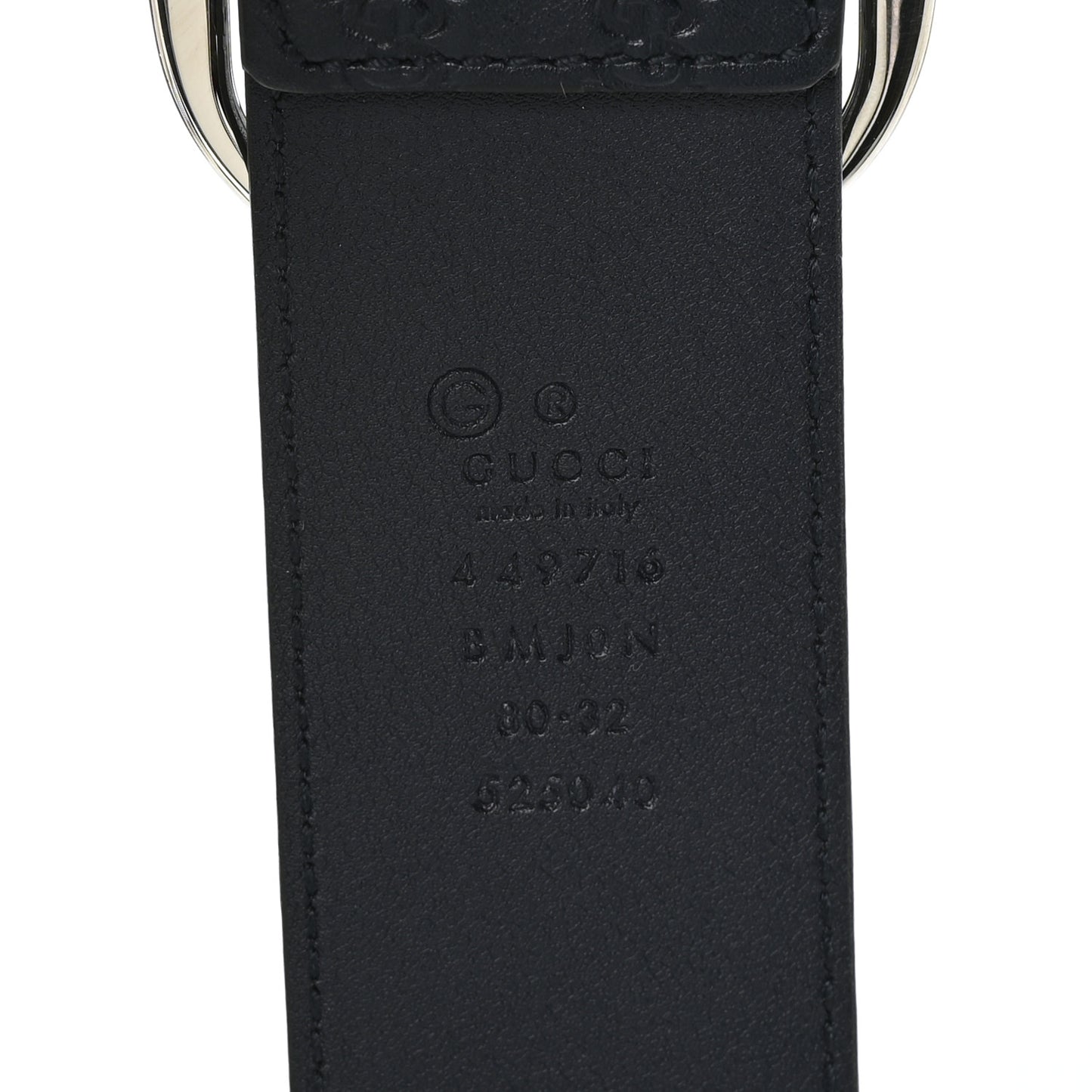 Soft Microguccissima 40mm Belt 80 32 Black