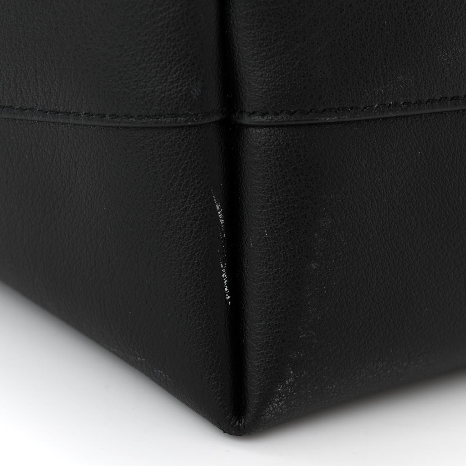 Saint Laurent Calfskin Large Shopping Tote Black 12 of 13