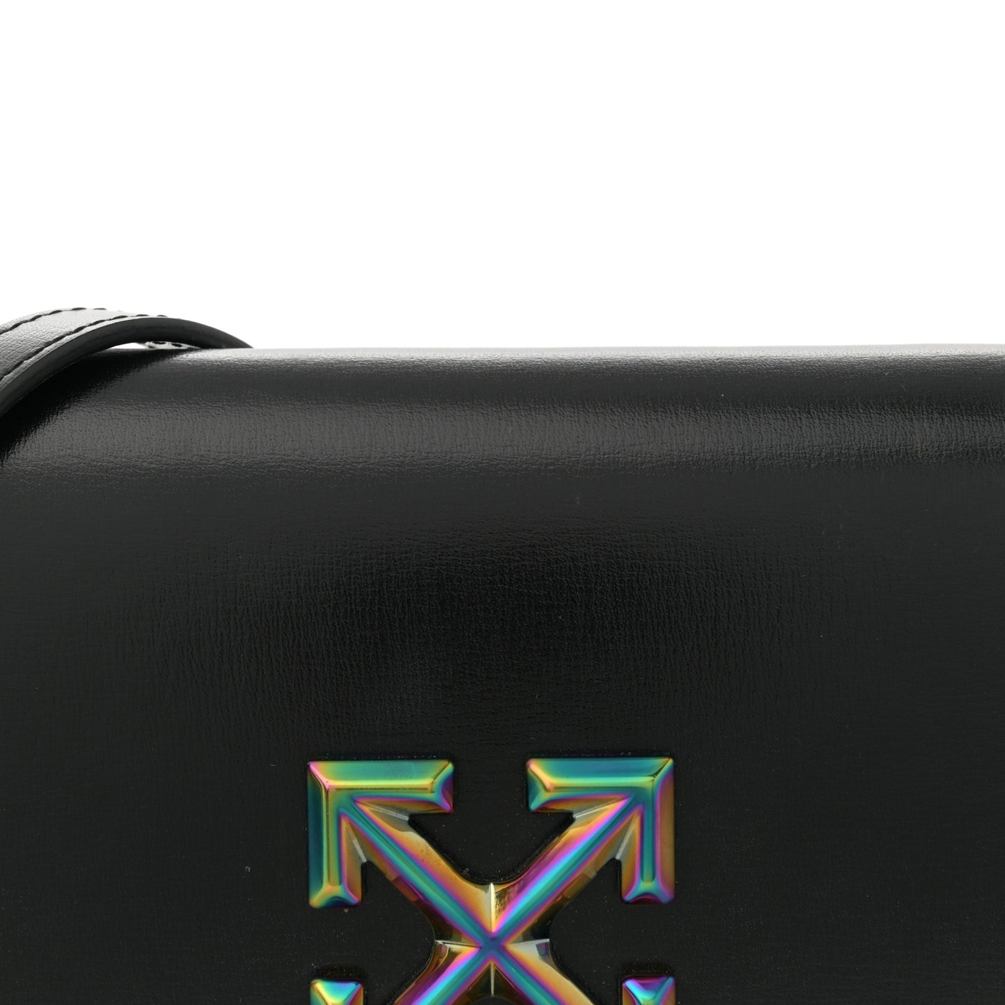 Calfskin Jitney 0.5 Crossbody Bag Black