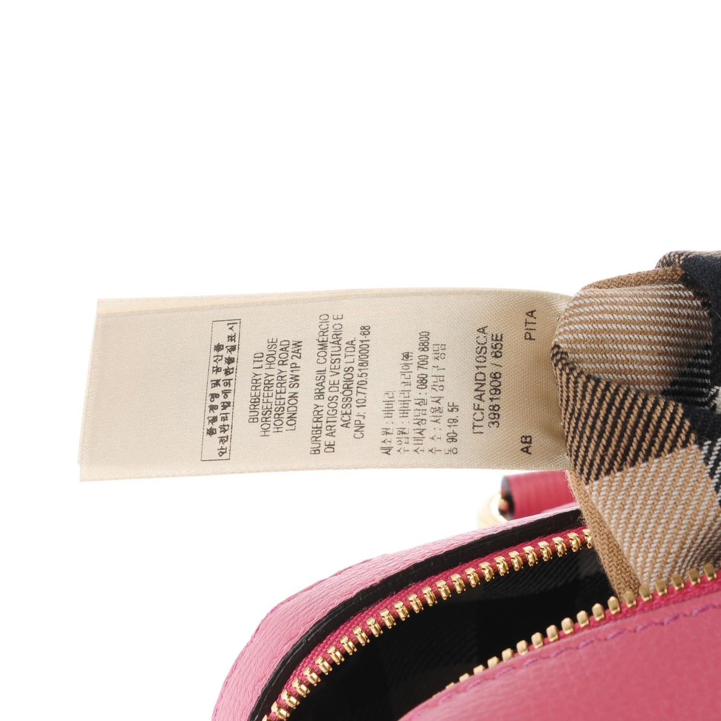 Derby Calfskin Small Alchester Bowling Bag Mauve Pink