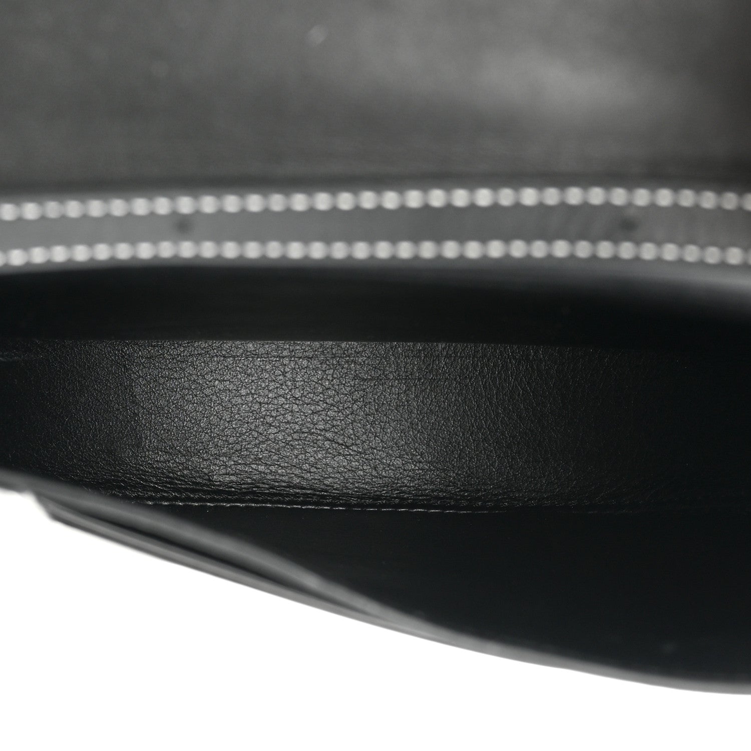 Loewe Soft Calfskin Heel Bag Black Soft White 5 of 10