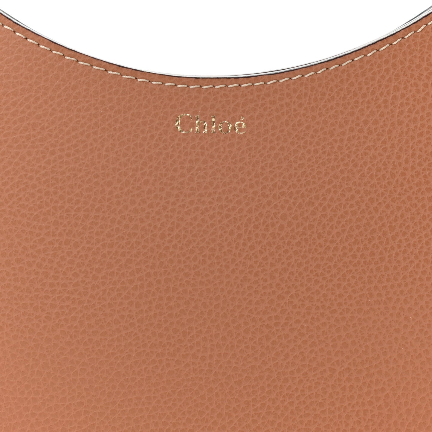 Small Grain Smooth Calfskin Small Darryl Hobo Muted Brown