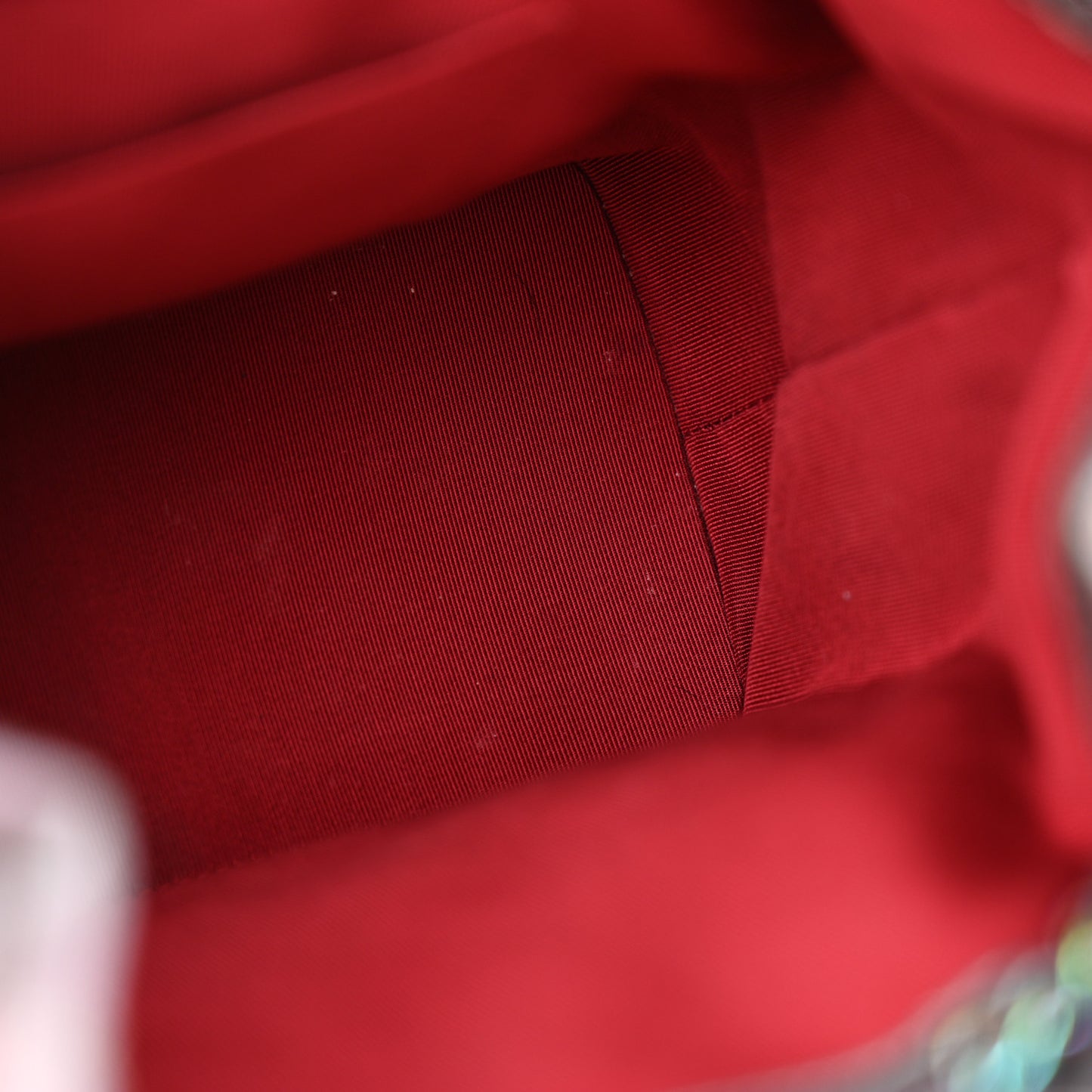 Iridescent Lambskin Calfskin Small Quilted Gabrielle Backpack Light Purple