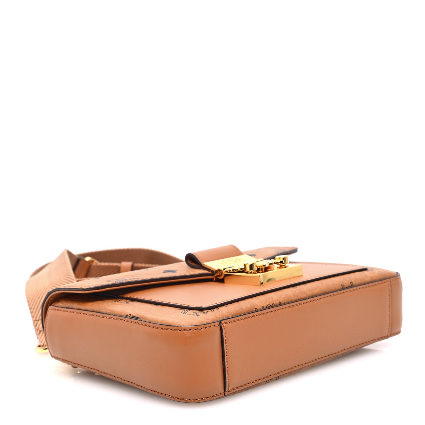 Visetos Small Millie Crossbody Belt Bag Cognac