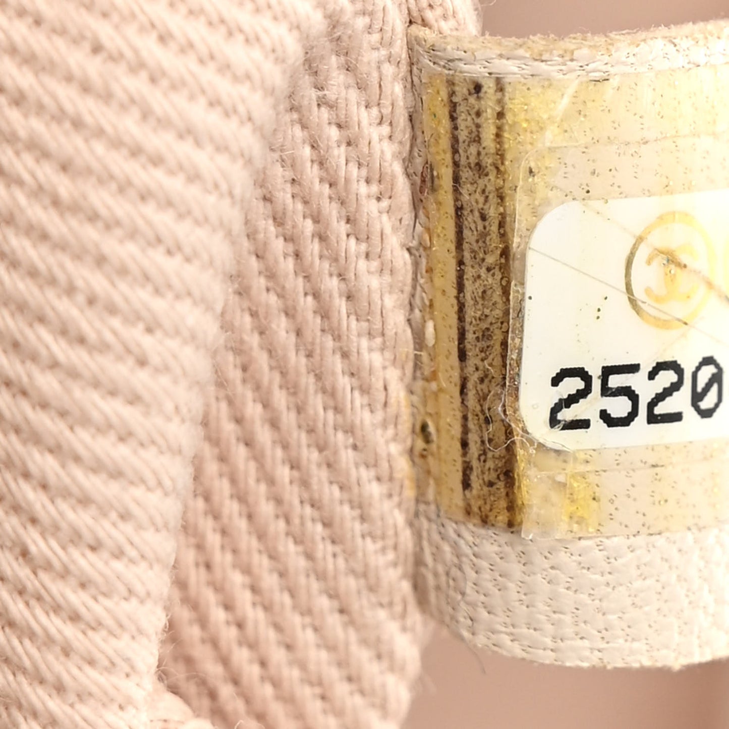 Mixed Fibers Calfskin Medium Deauville Tote Light Beige