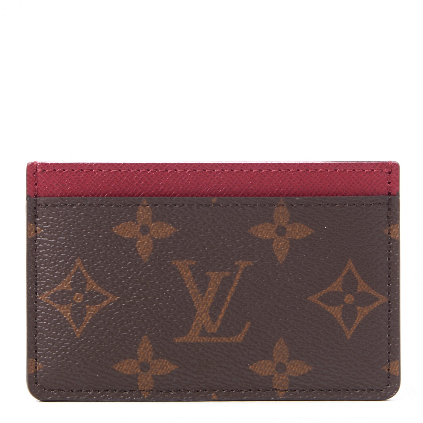 Monogram Card Holder Fuchsia