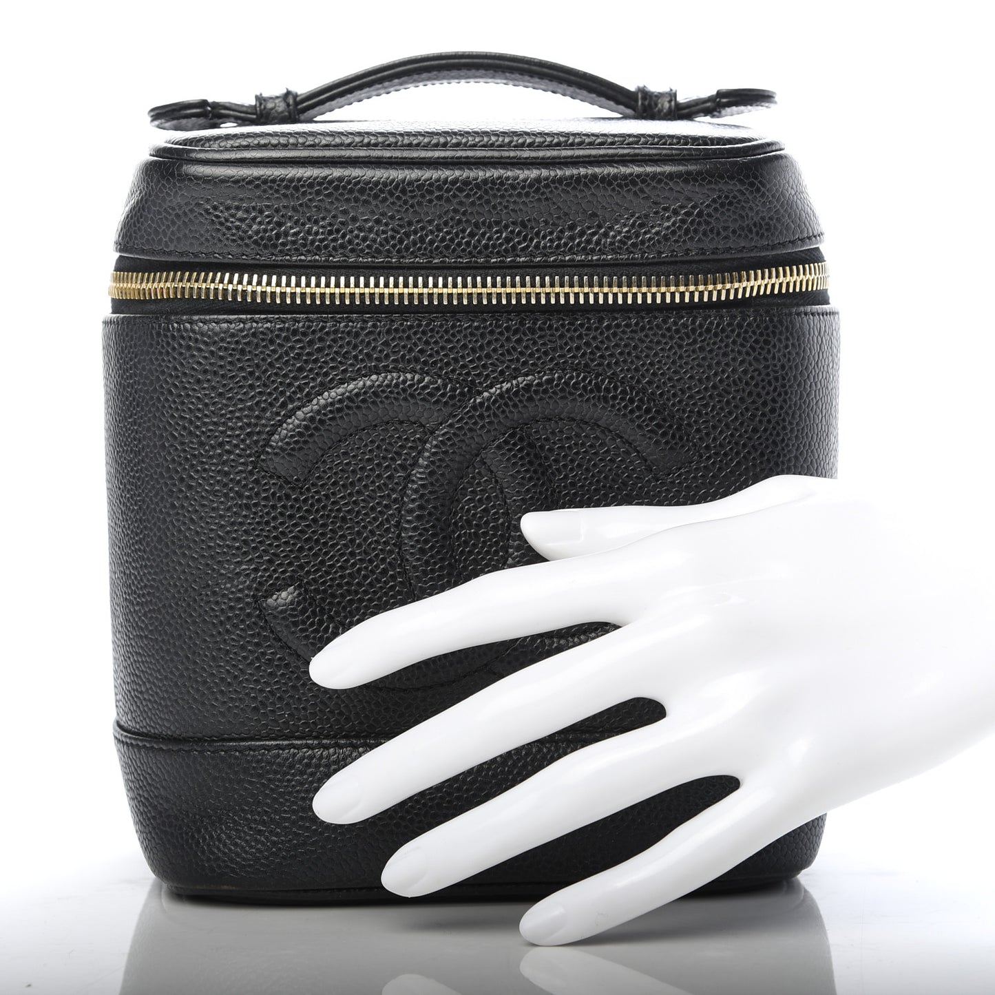 Caviar Cosmetic Vanity Bag Black