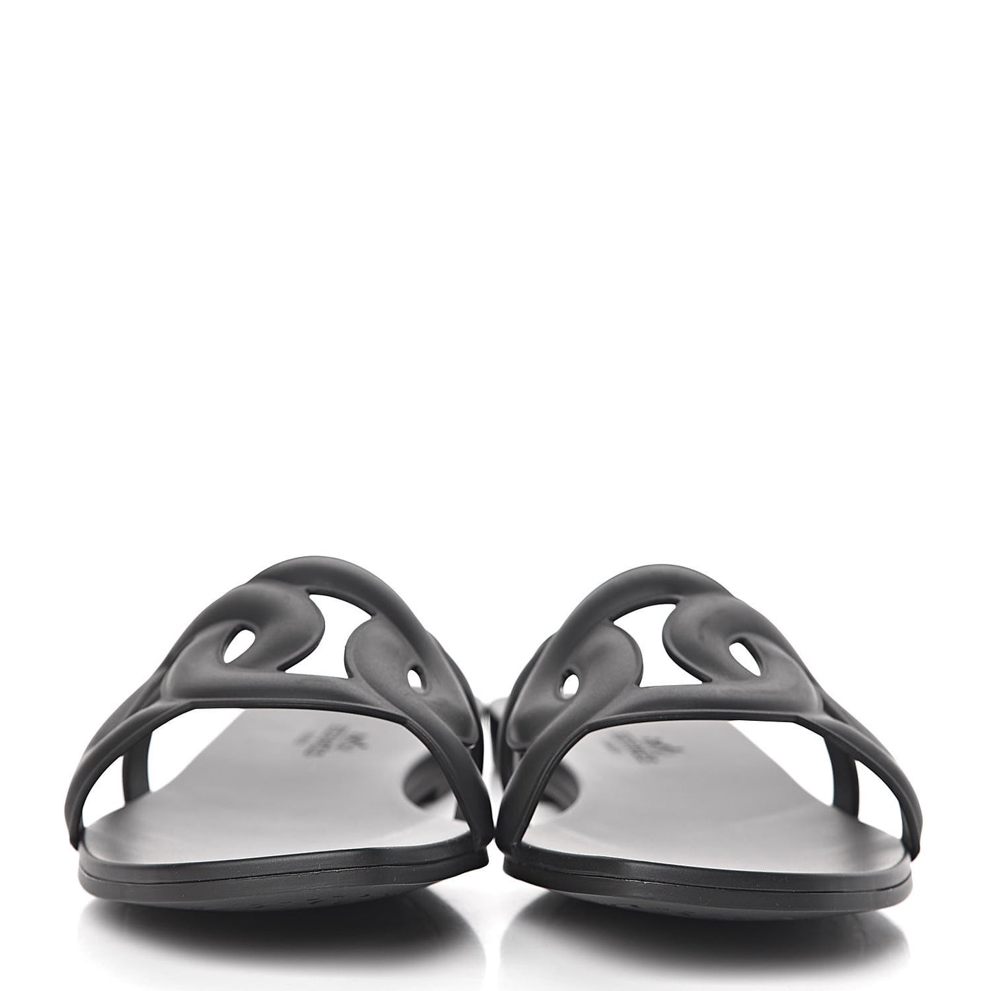 Rubber Aloha Sandals 37 Black
