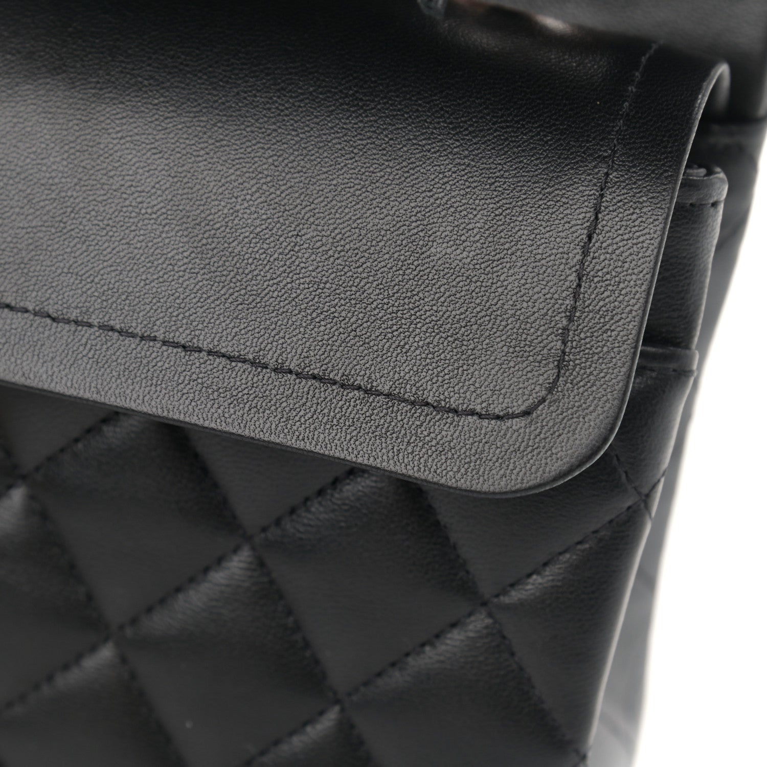 Chanel Lambskin Quilted Small Double Flap Black 12 of 16