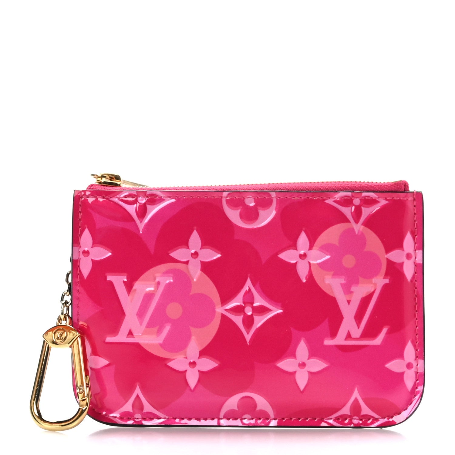 LOUIS VUITTON ヴェルニ ケース ピンク Louis Vuitton Vernis Valentine Key Pouch Fuchsia 1294924