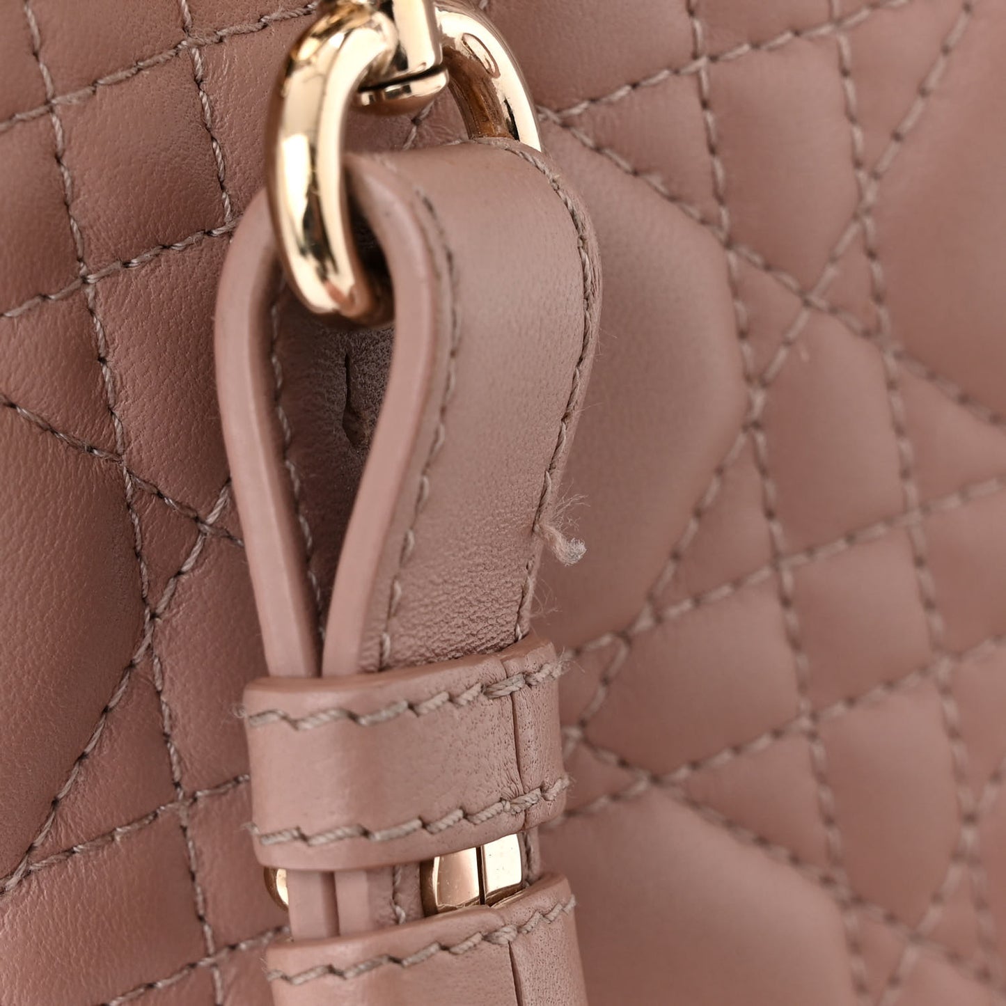 Lambskin Cannage Small My ABCDior Lady Dior Blush