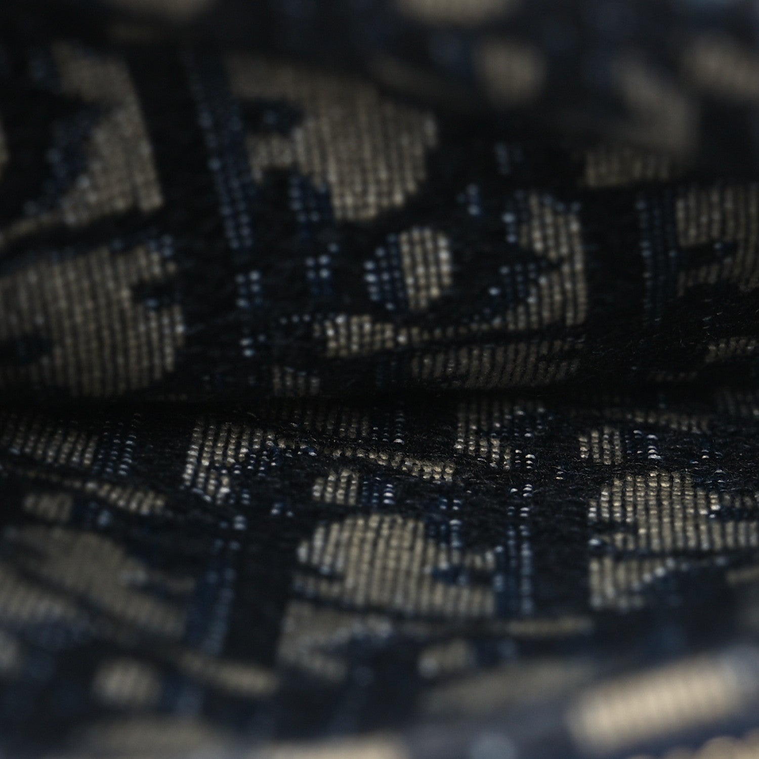 Christian Dior Oblique Saddle Pouch With Strap Navy Blue 6 of 20