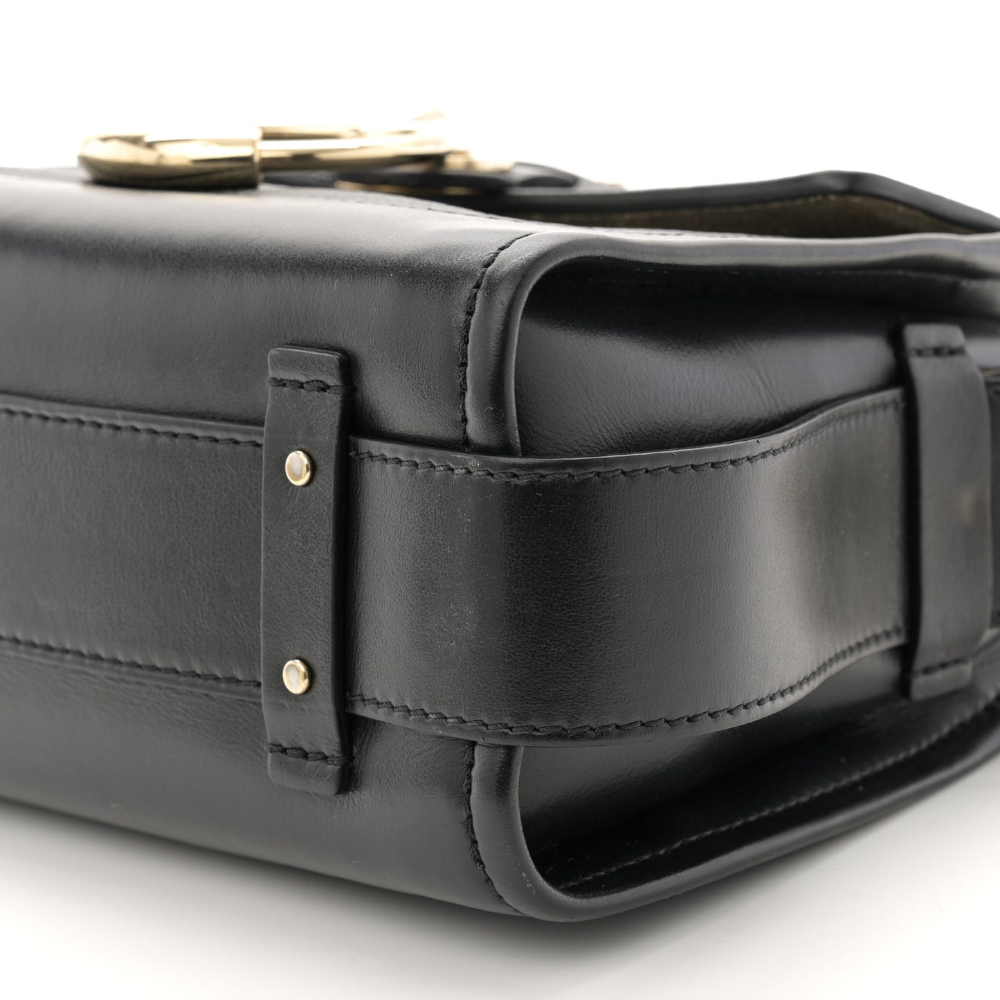 Calfskin Mini Tess Day Bag Black