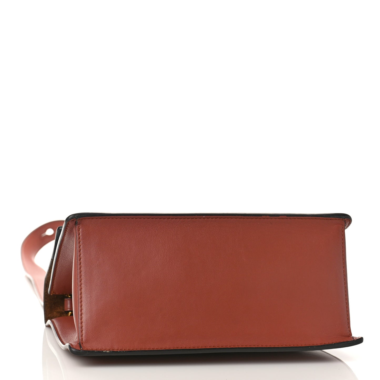 Vitello Grace Matte F is Fendi Kan U Shoulder Bag Rust