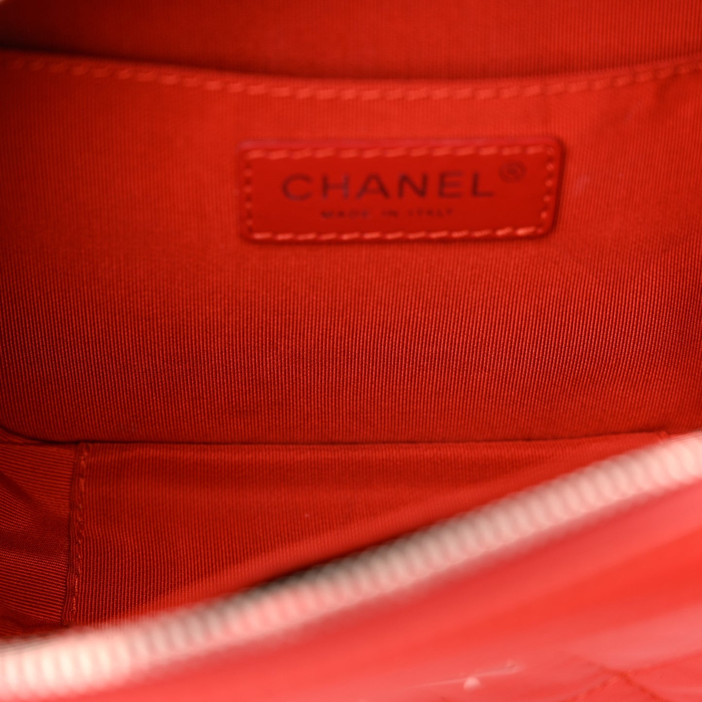 Lambskin Quilted Mini CC Box Camera Bag Red
