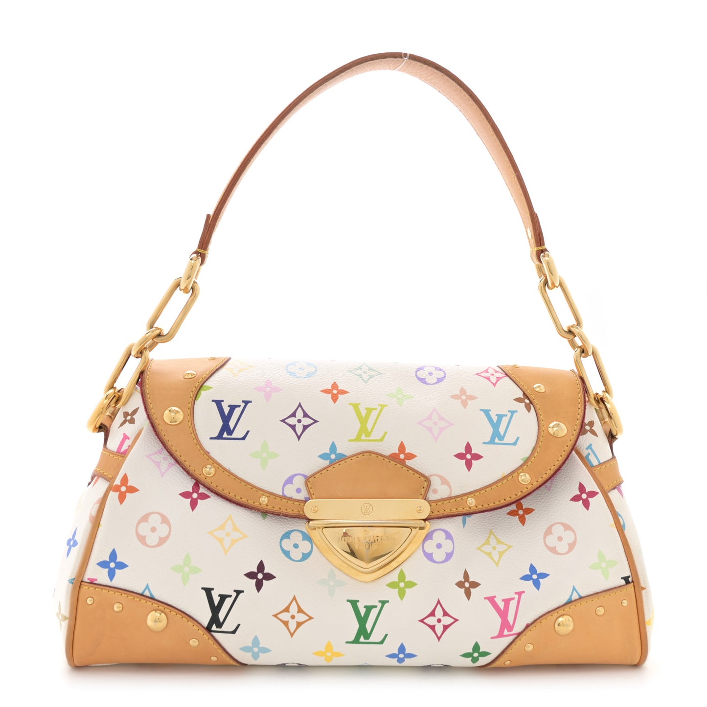 Monogram Multicolor Beverly MM White