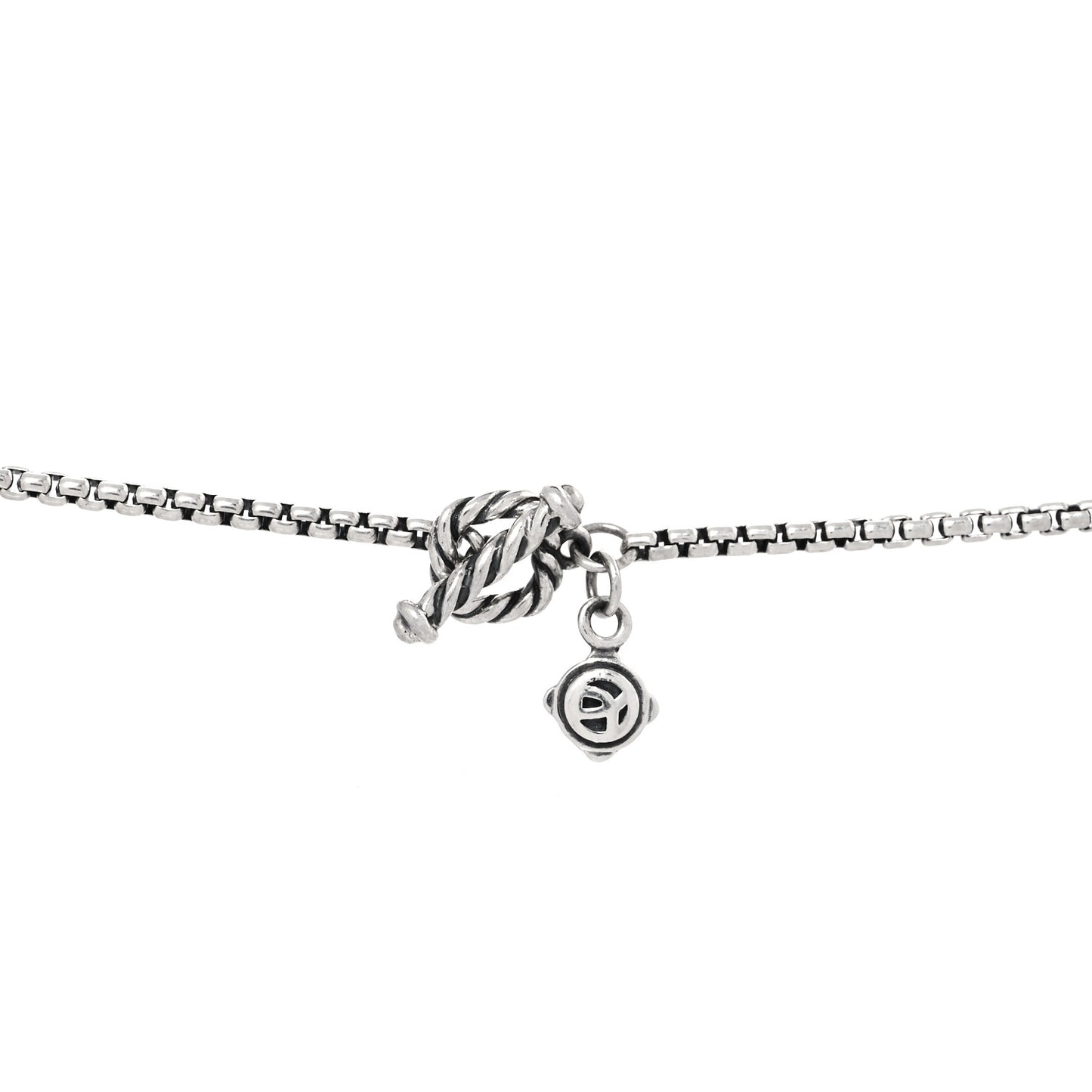 Sterling Silver Pearl Quatrefoil Long Chain Necklace