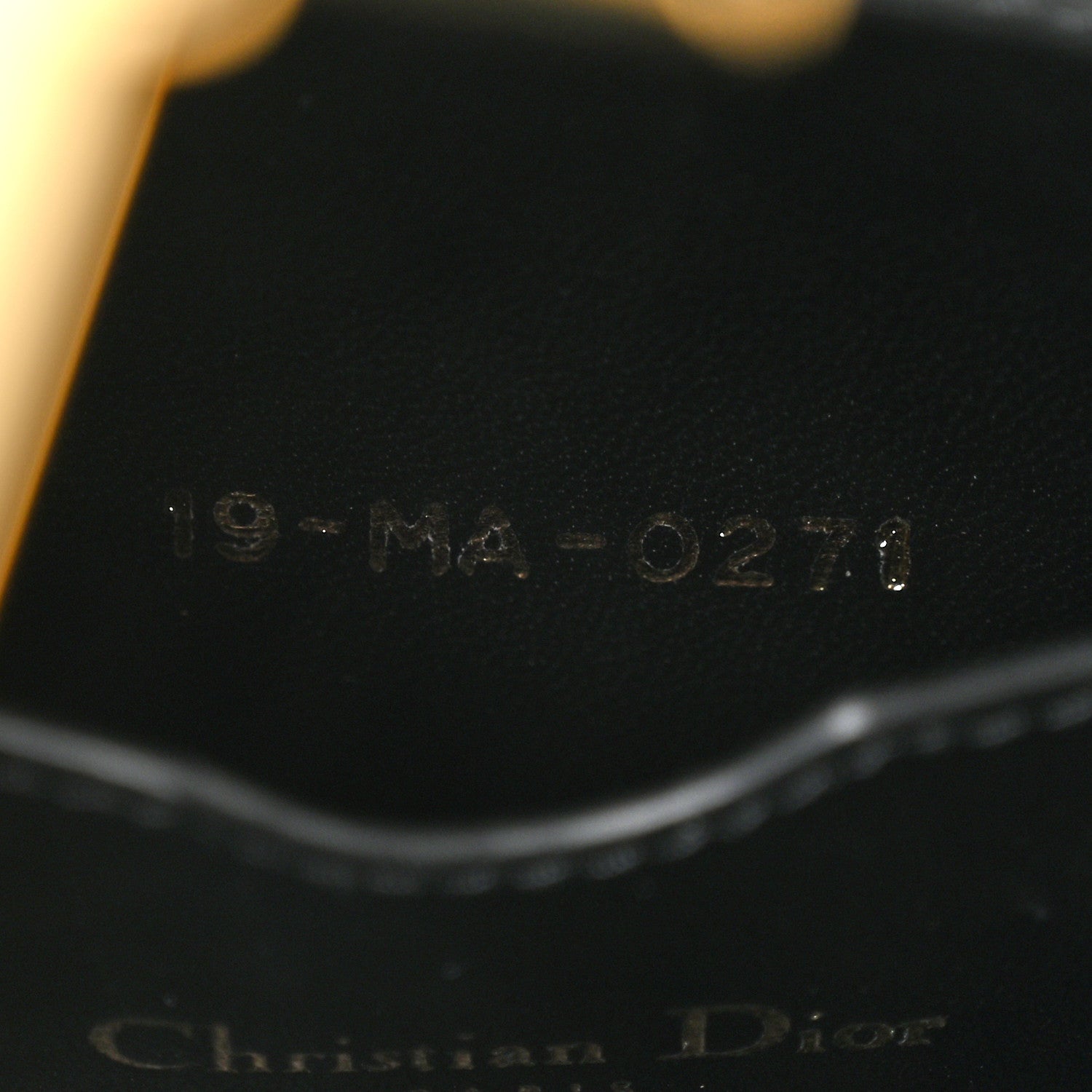 Christian Dior Smooth Calfskin Micro 30 Montaigne Flap Bag Black 7 of 10