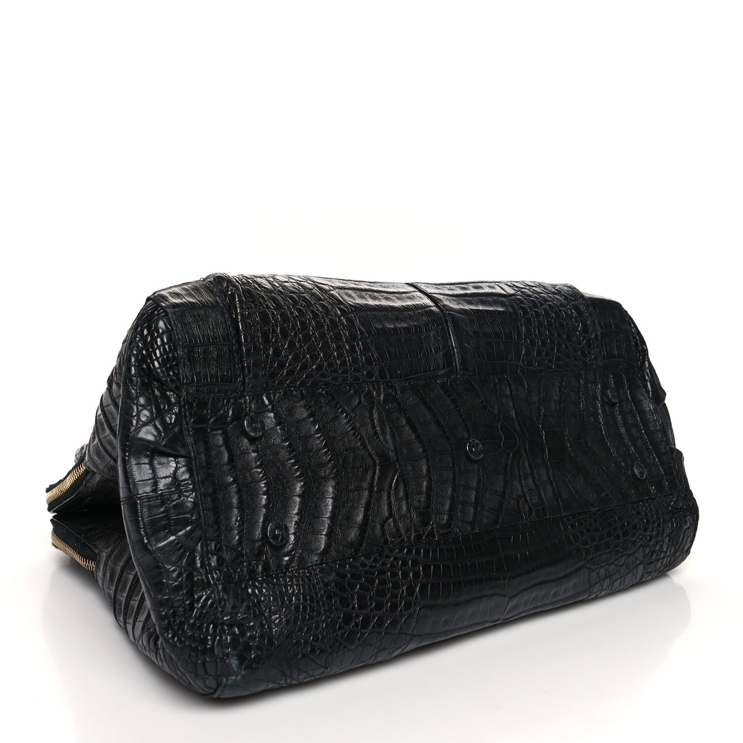 Crocodile Large Linda Tote Tote Black