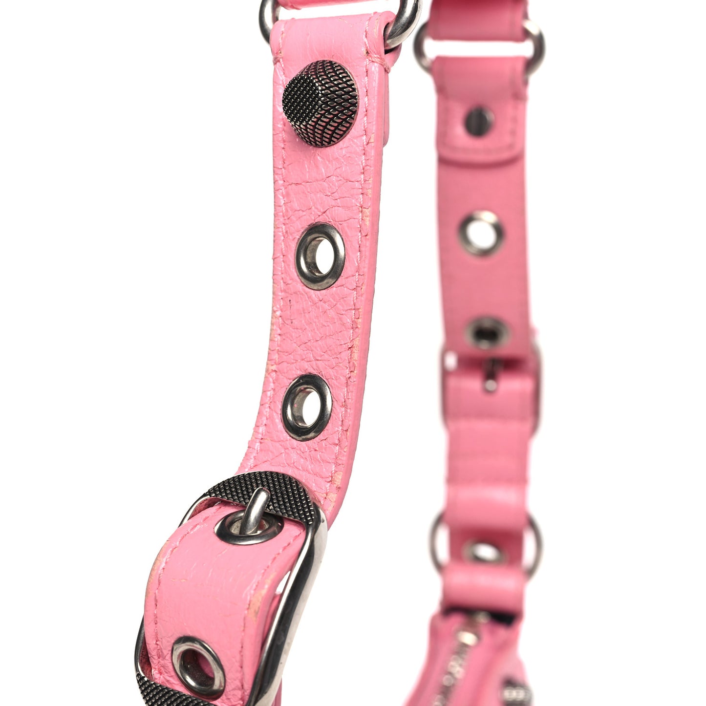 Agneau Arena Le Cagole Shoulder Bag XS Candy Pink