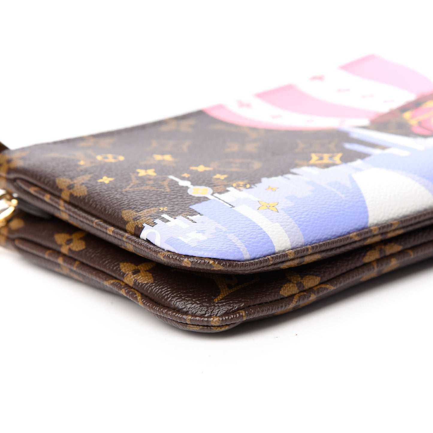 Monogram 2019 Christmas Animation Double Zip Pochette