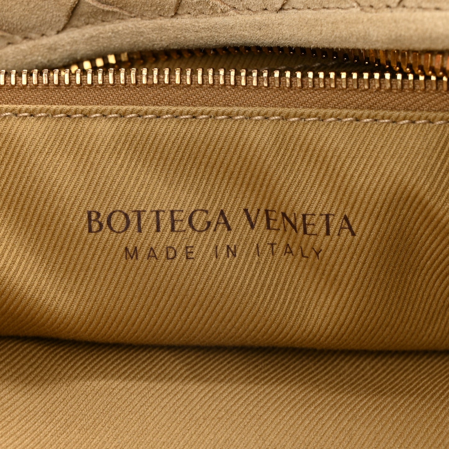 Suede Intrecciato Small Jodie Sand