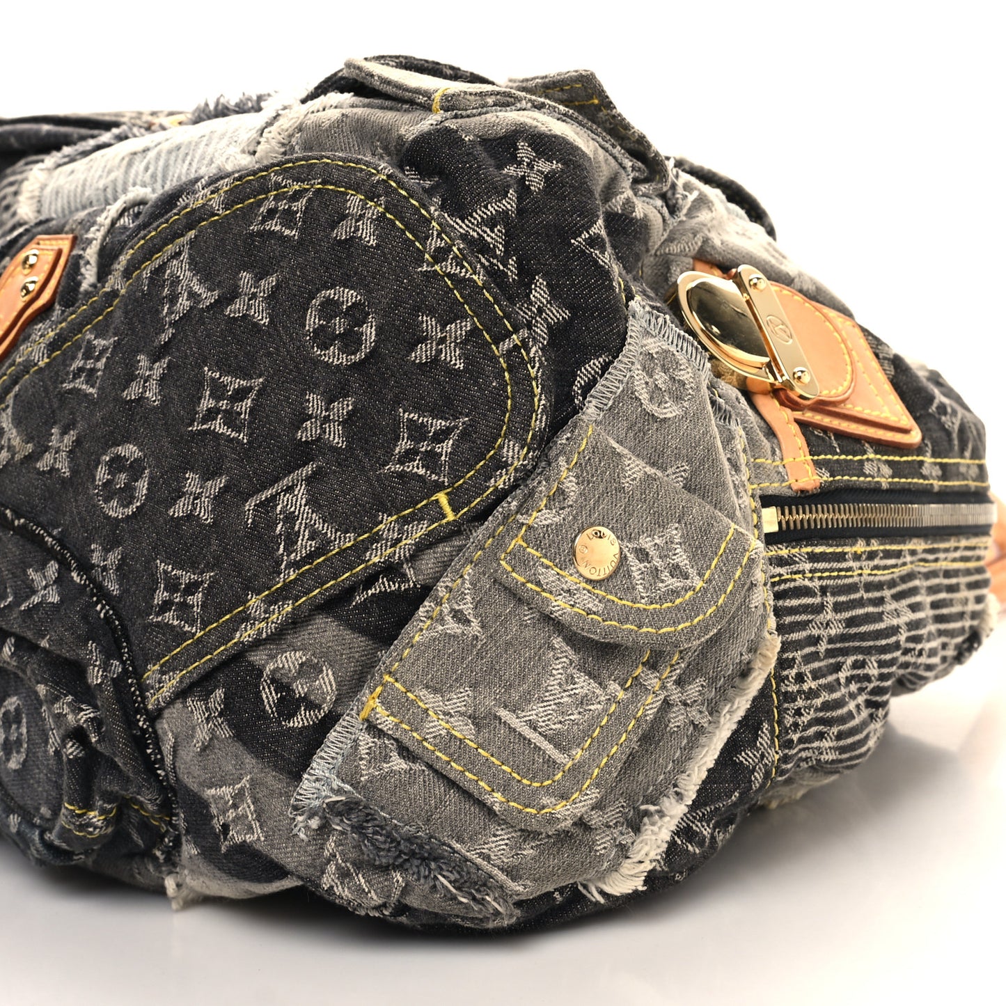 Denim Patchwork Bowly Black