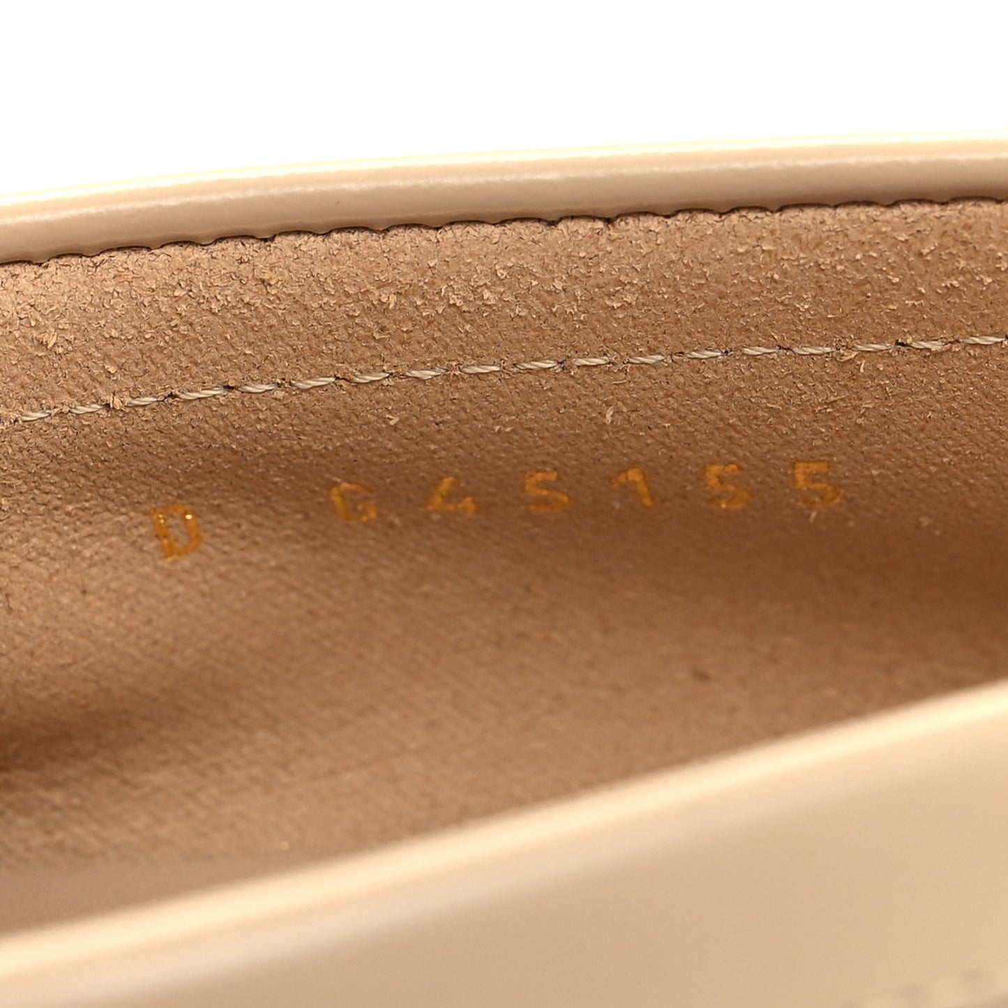 Shiny Calfskin CC Loafers 36 Beige White
