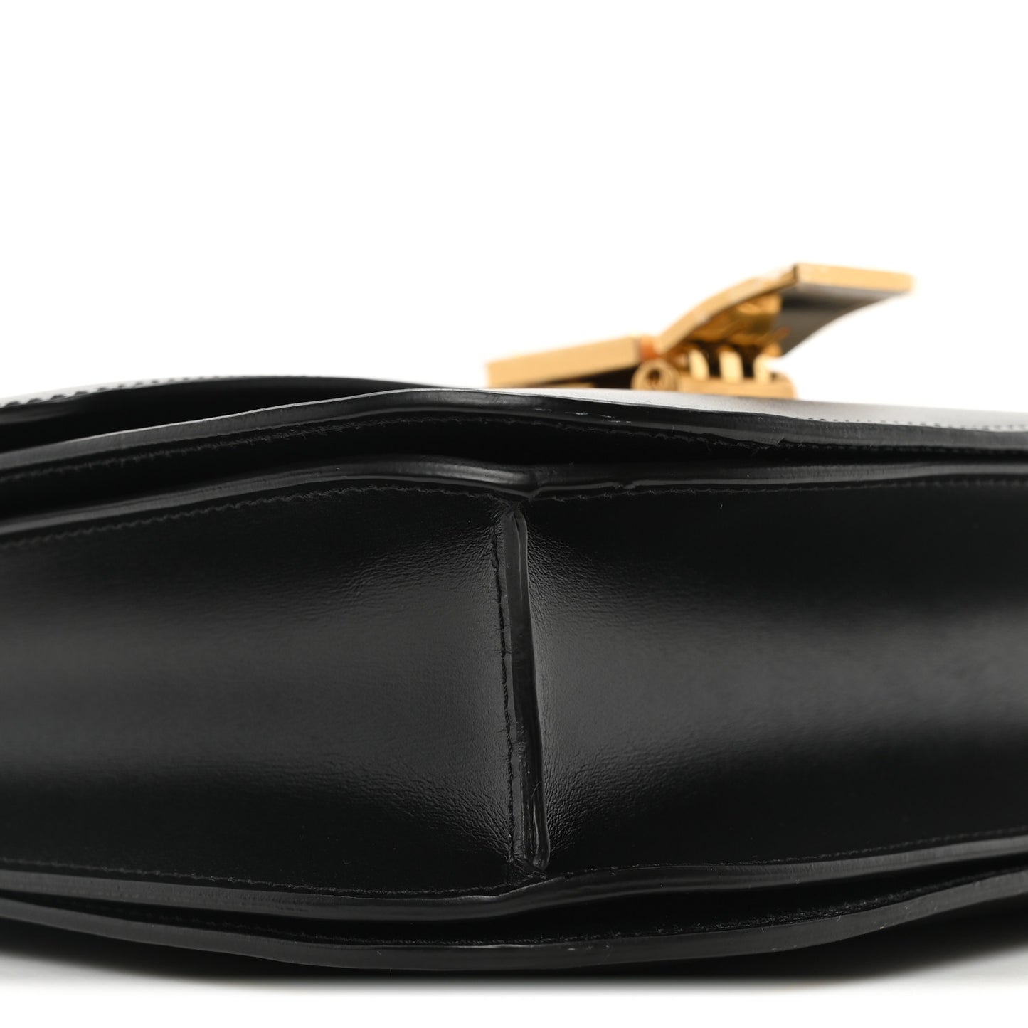 Box Calfskin Medium Classic Box Flap Bag Black