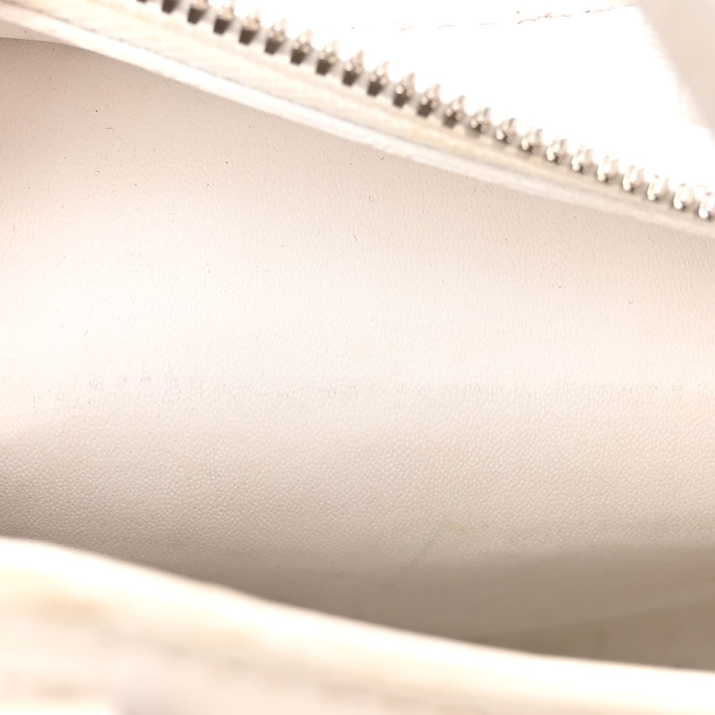 Extra Supple Calfskin Crocodile Embossed Neo Classic Silver Hardware Mini City White