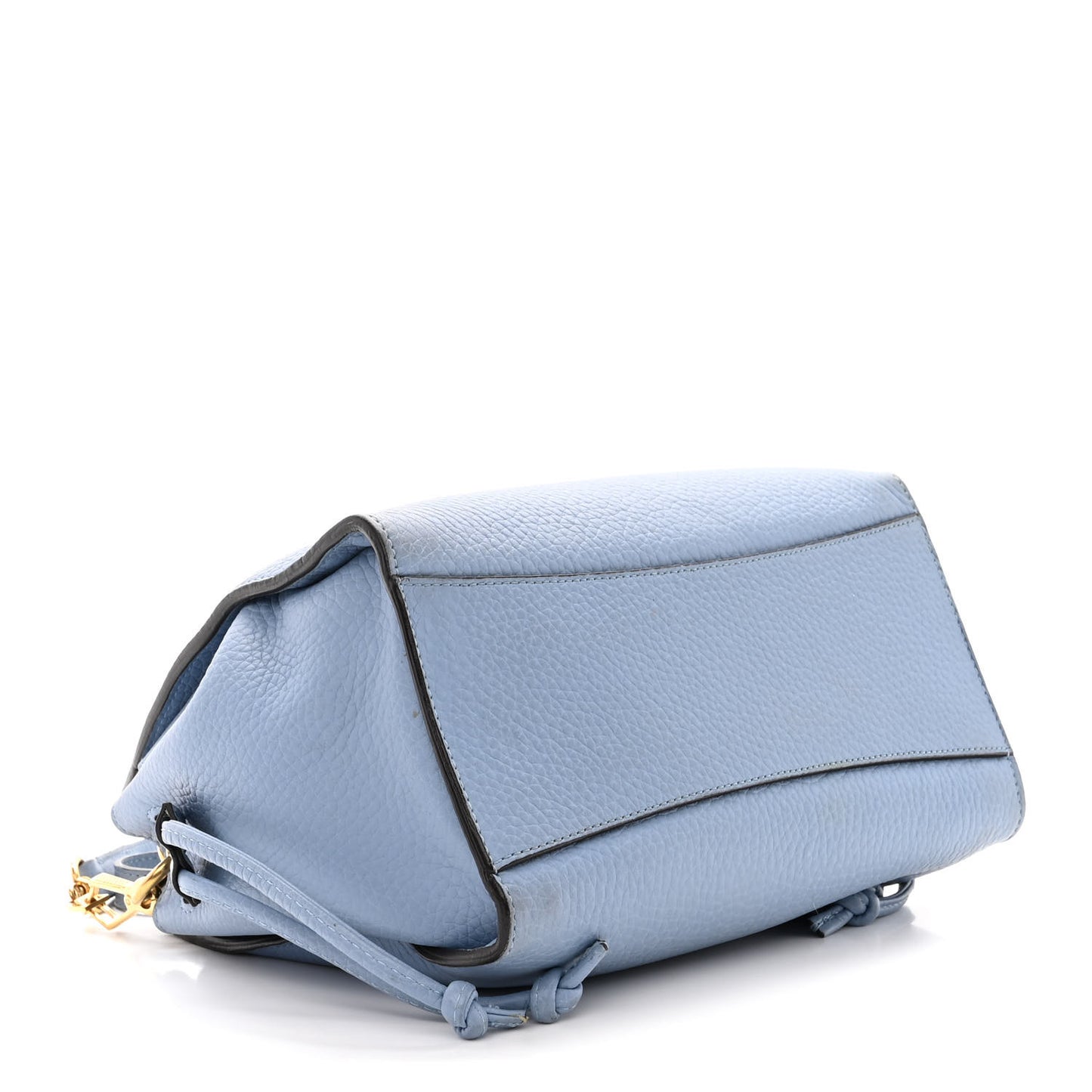 Heavy Grain Small Iris Tote Blue