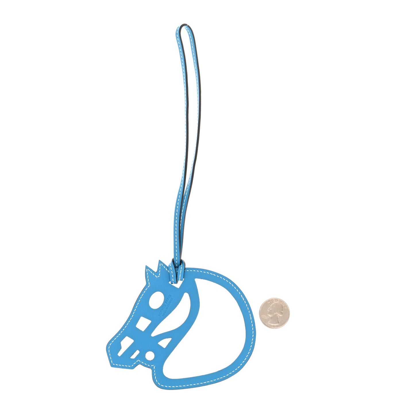Swift Paddock Cheval Horse Bag Charm Bleu Zanzibar